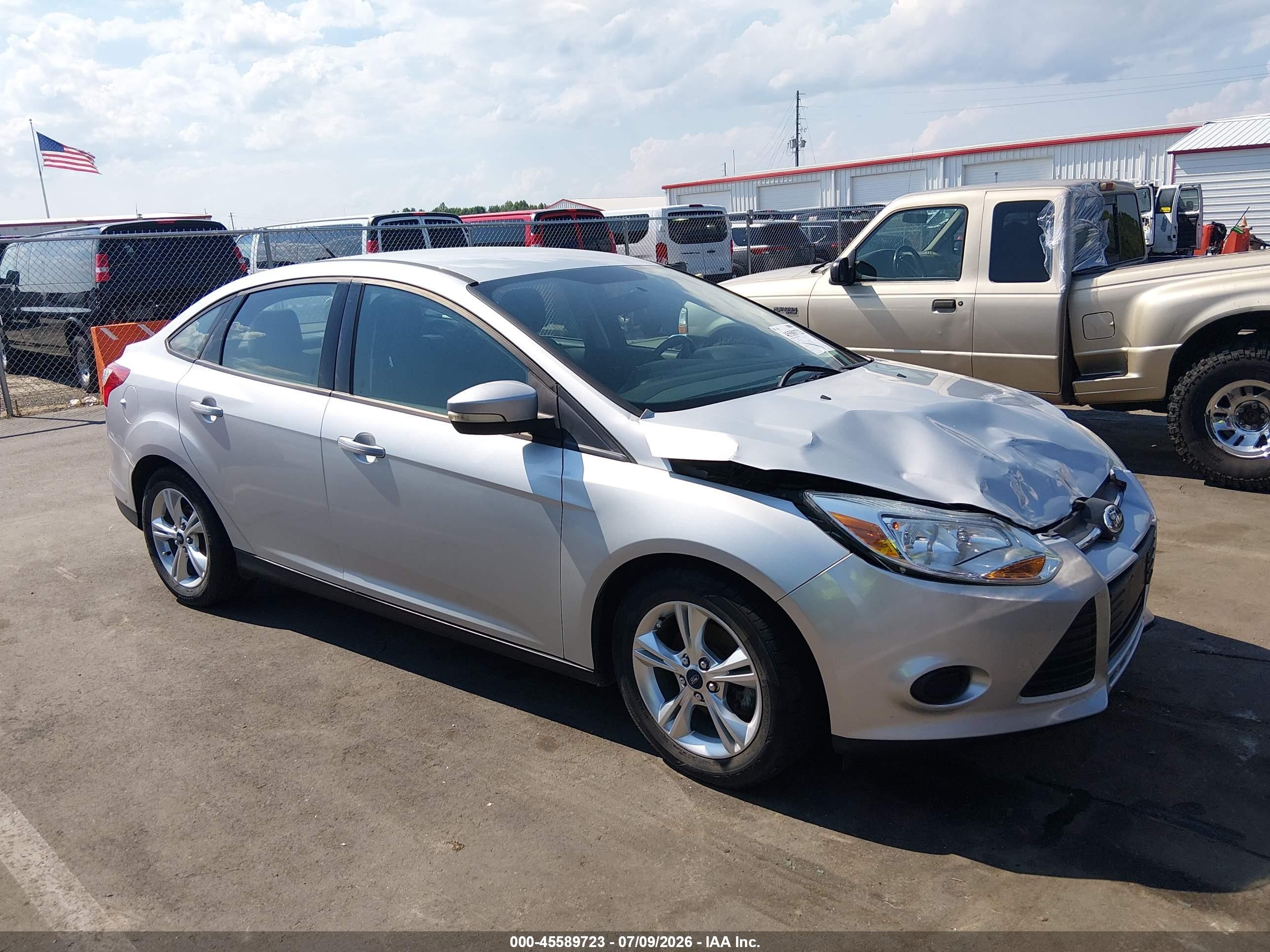 2013 Ford Focus Se Silver vin: 1FADP3F22DL193642