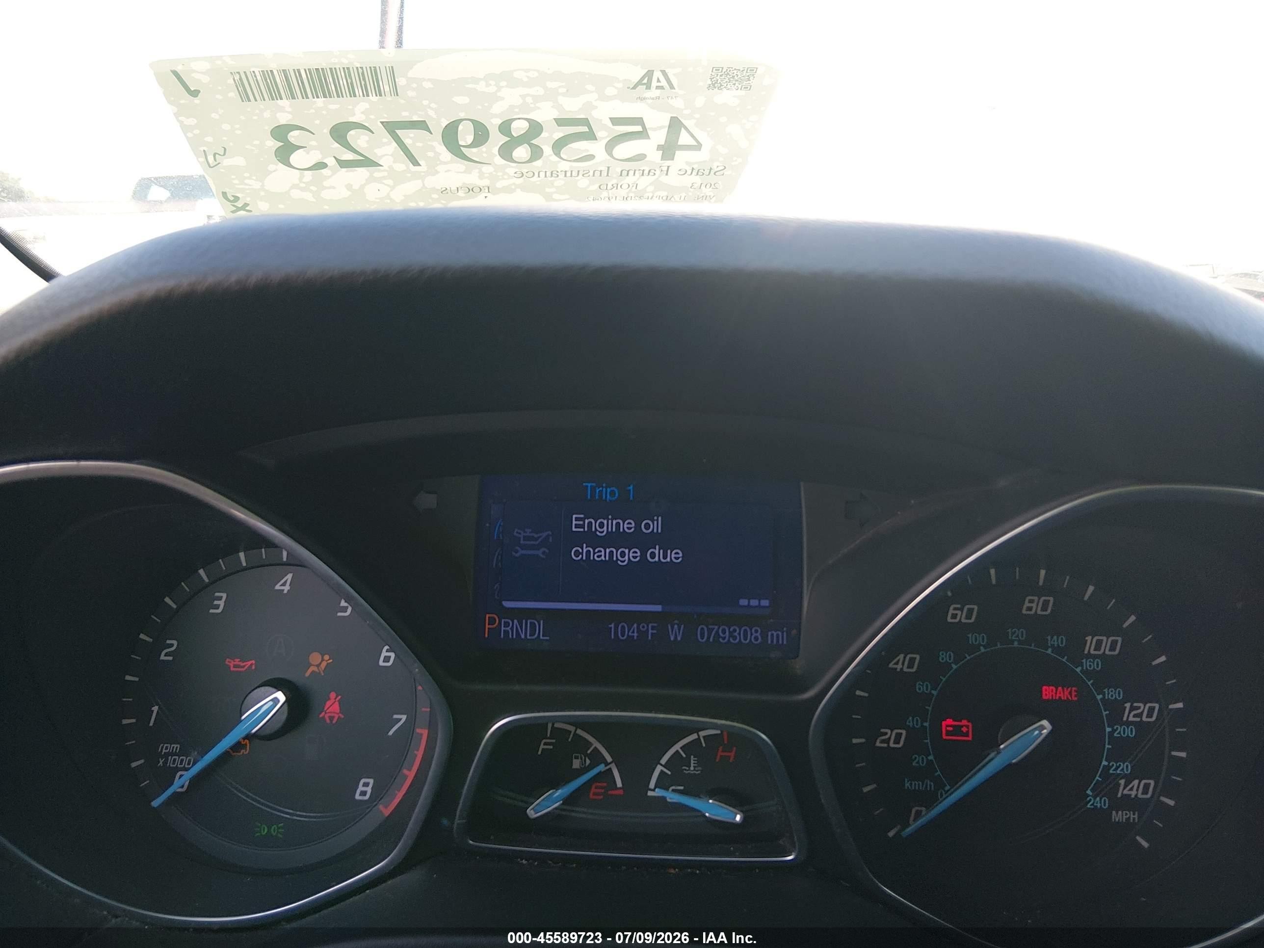 2013 Ford Focus Se Серебряный vin: 1FADP3F22DL193642