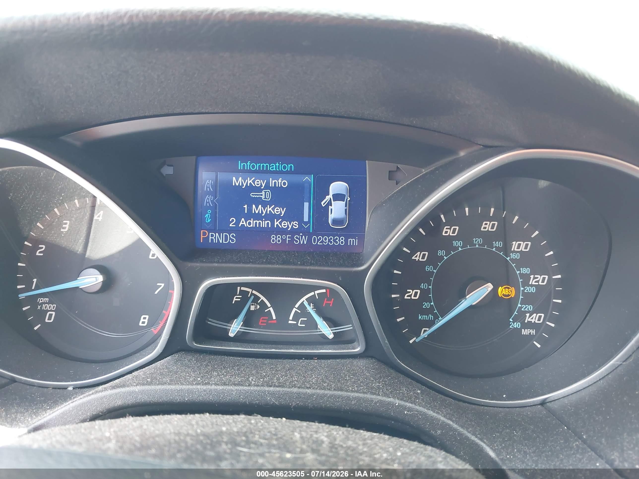 2013 Ford Focus Se Maroon vin: 1FADP3F22DL208138