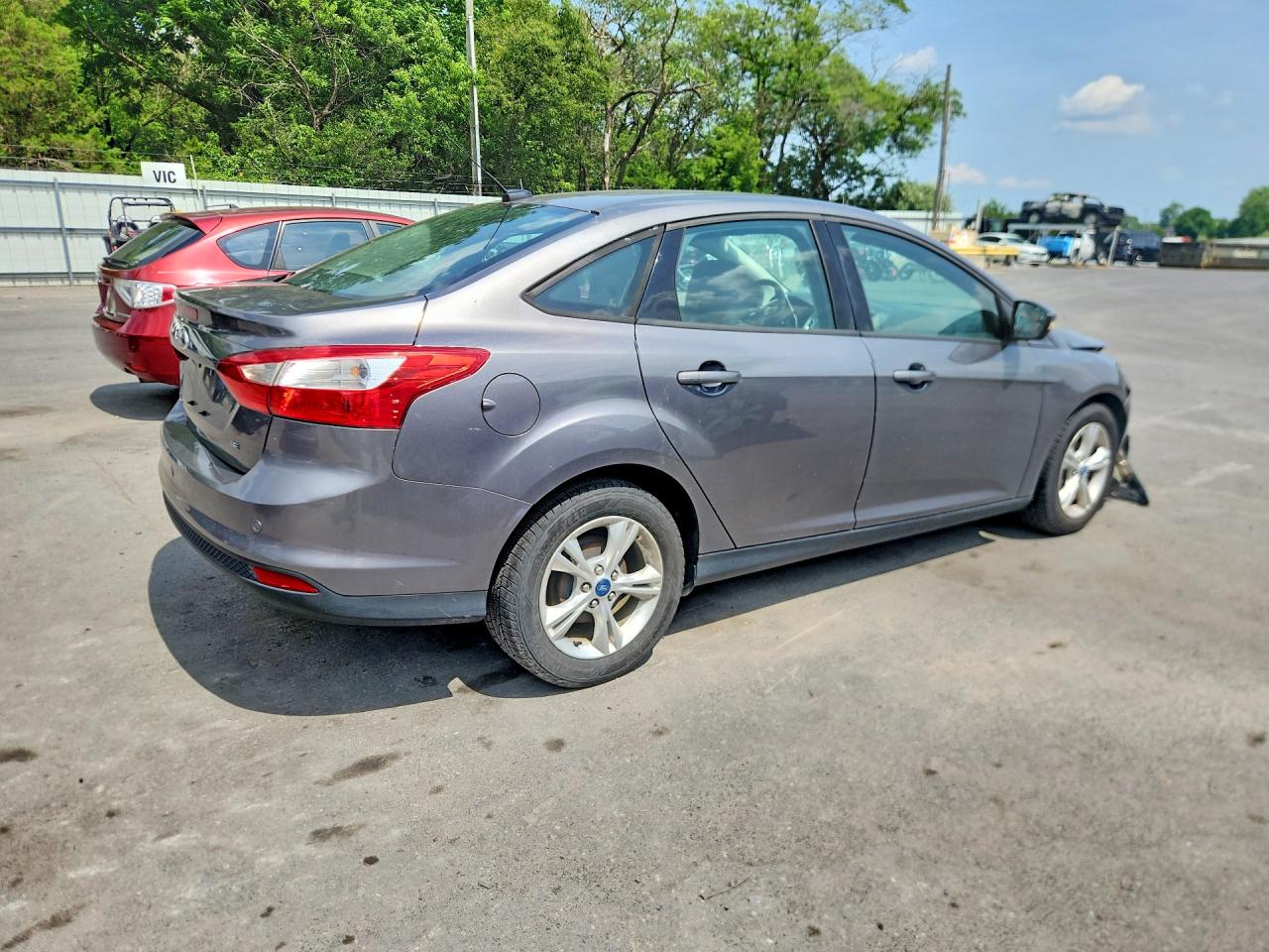 2013 Ford Focus Se Gray vin: 1FADP3F22DL216384
