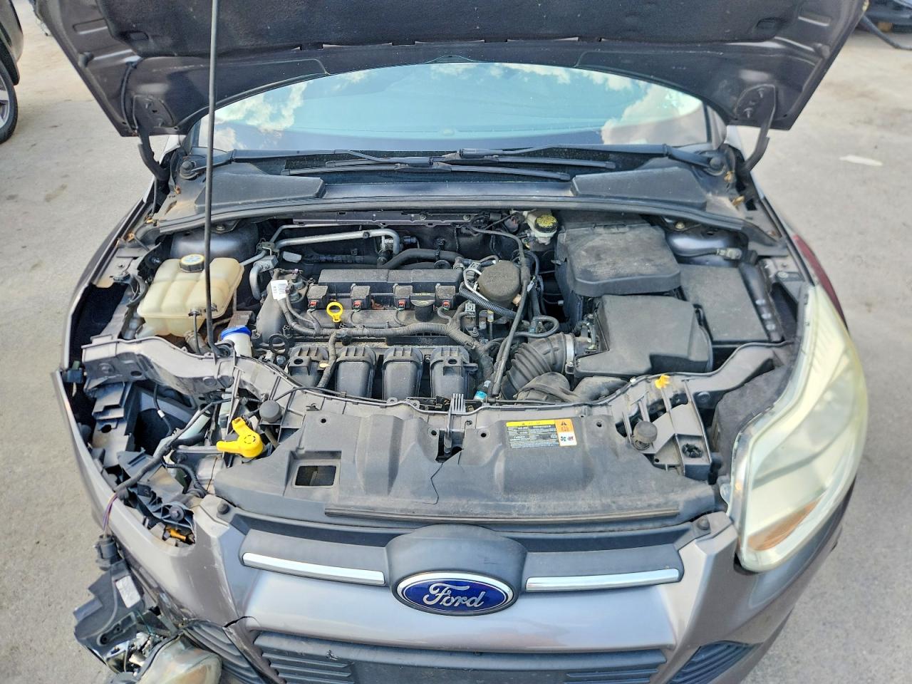 2013 Ford Focus Se Gray vin: 1FADP3F22DL216384