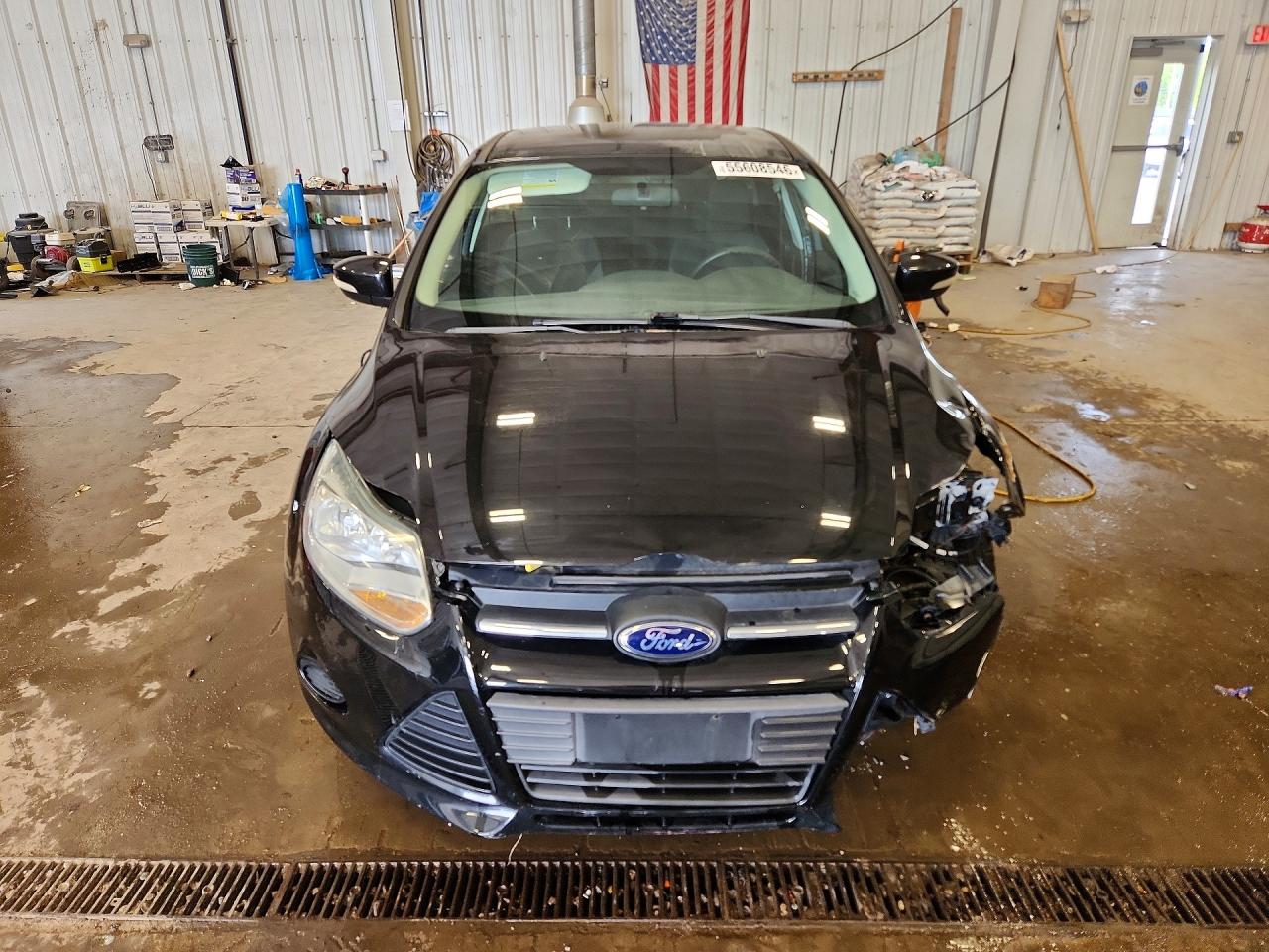 2013 Ford Focus Se Black vin: 1FADP3F22DL218538