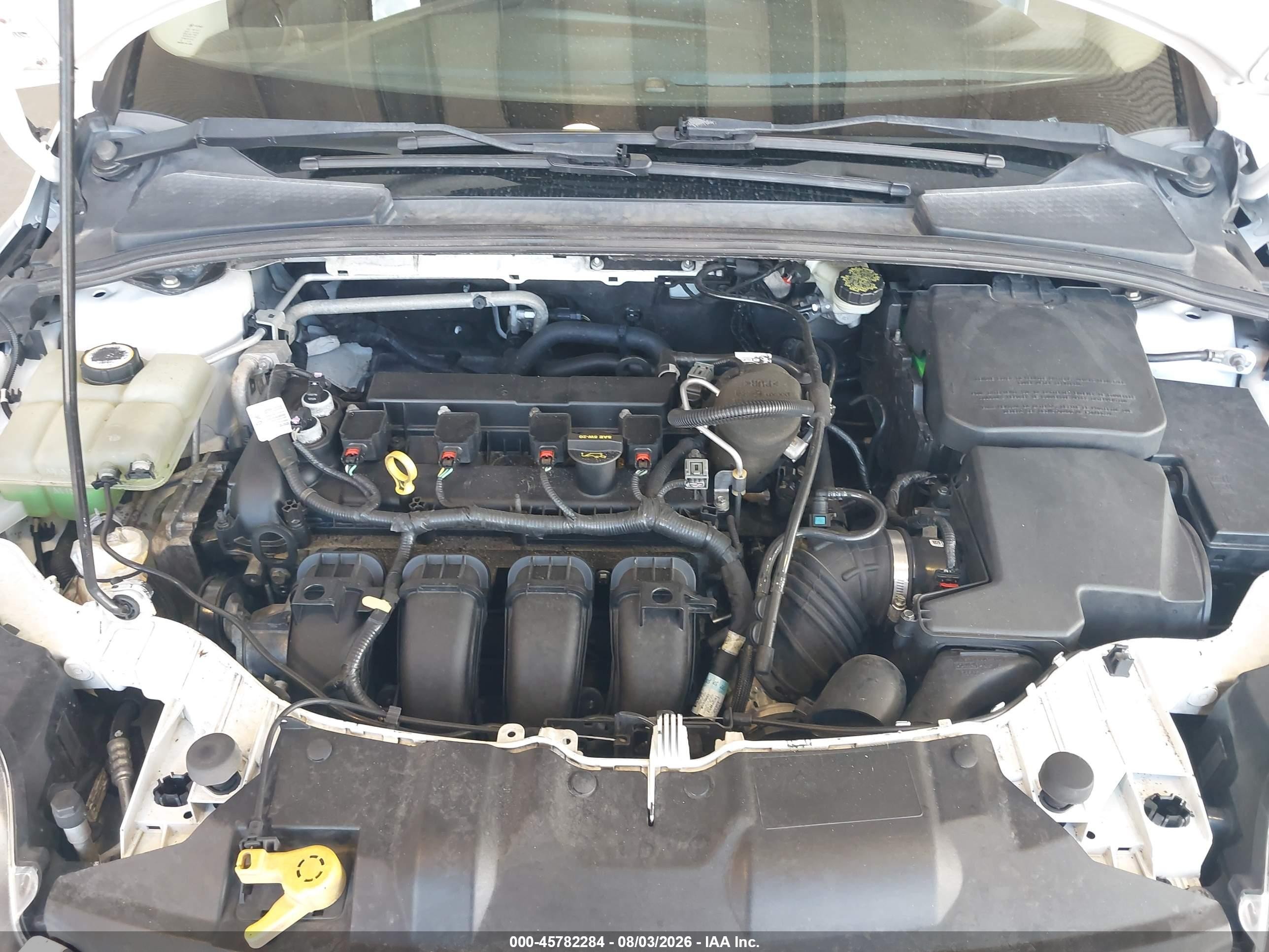 2013 Ford Focus Se White vin: 1FADP3F22DL237445