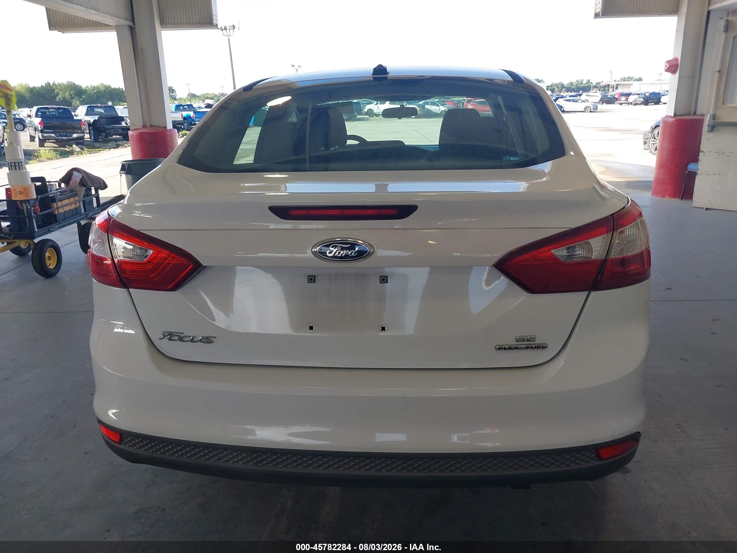 2013 Ford Focus Se White vin: 1FADP3F22DL237445