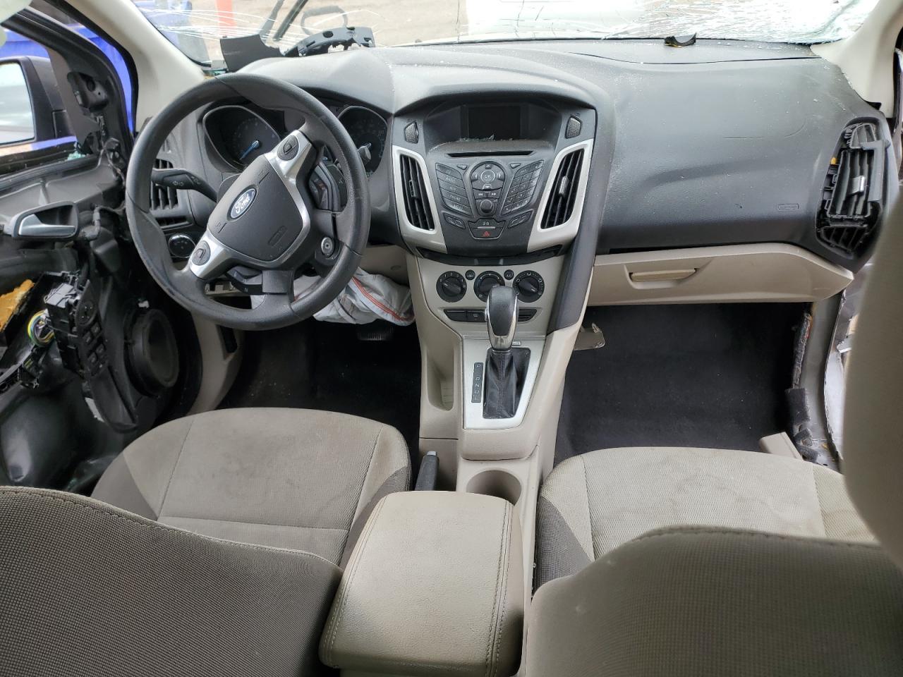 2013 Ford Focus Gray vin: 1FADP3F22DL242676