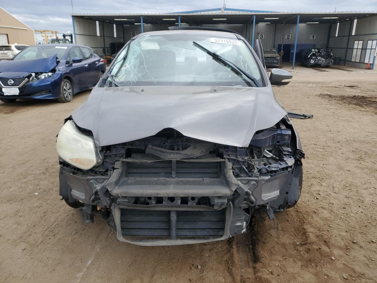 2013 Ford Focus Gray vin: 1FADP3F22DL242676