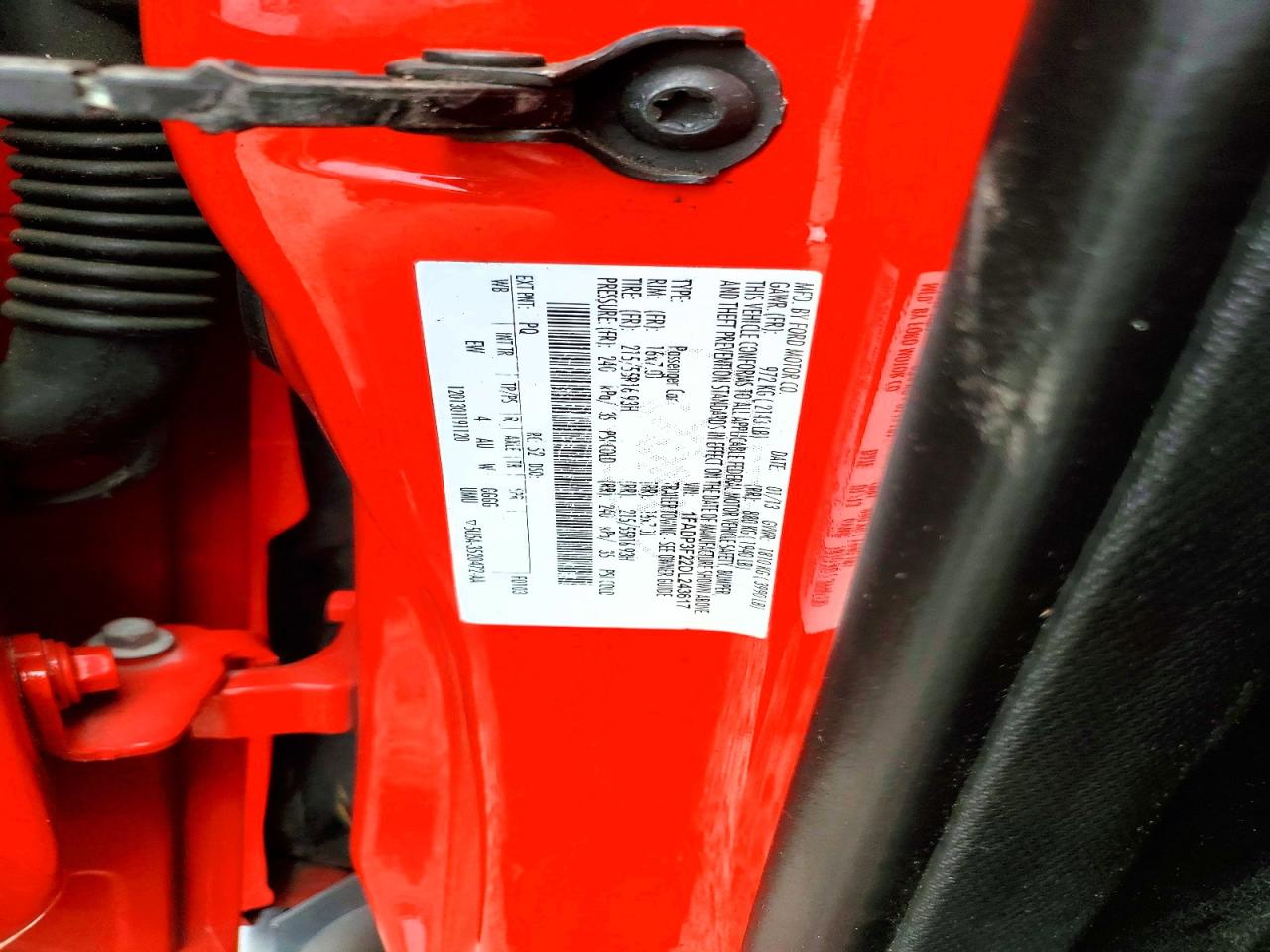 2013 Ford Focus Se Red vin: 1FADP3F22DL243617
