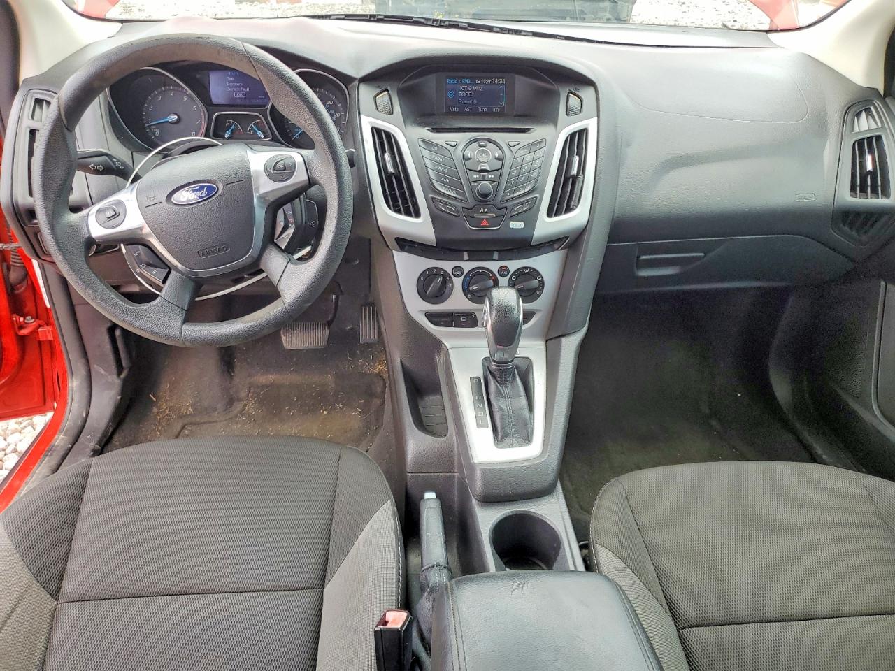 2013 Ford Focus Se Red vin: 1FADP3F22DL243617