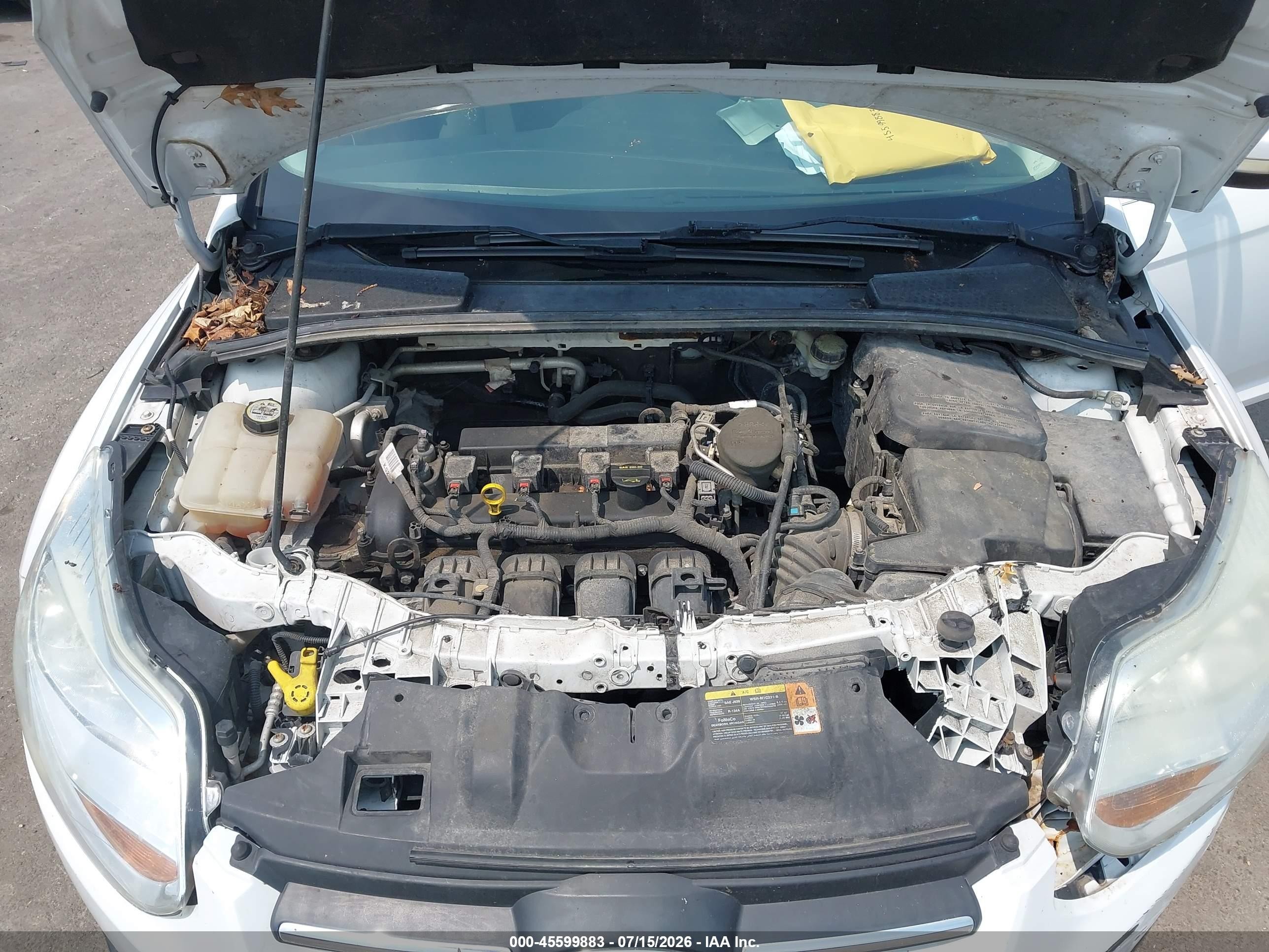 2013 Ford Focus Se White vin: 1FADP3F22DL261325