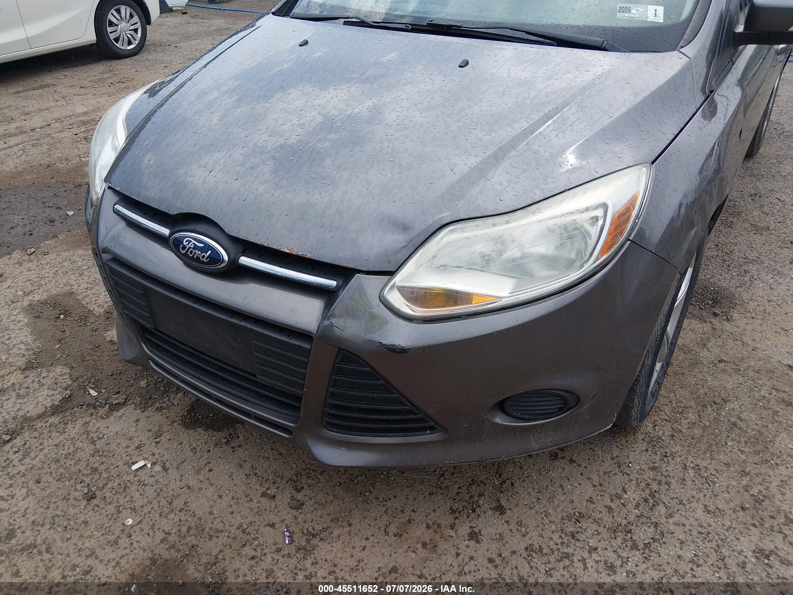 2013 Ford Focus Se Gray vin: 1FADP3F22DL261972