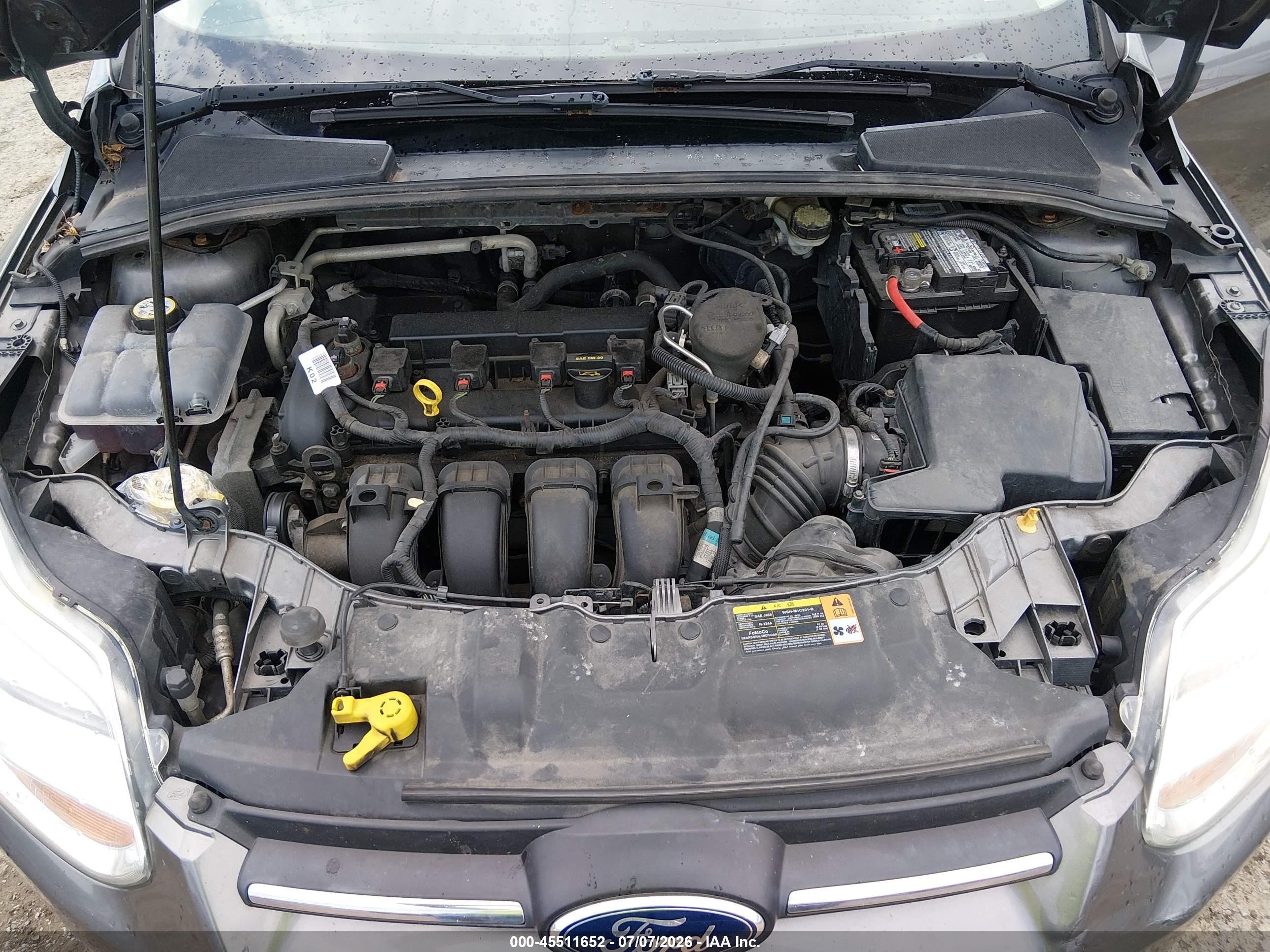 2013 Ford Focus Se Gray vin: 1FADP3F22DL261972