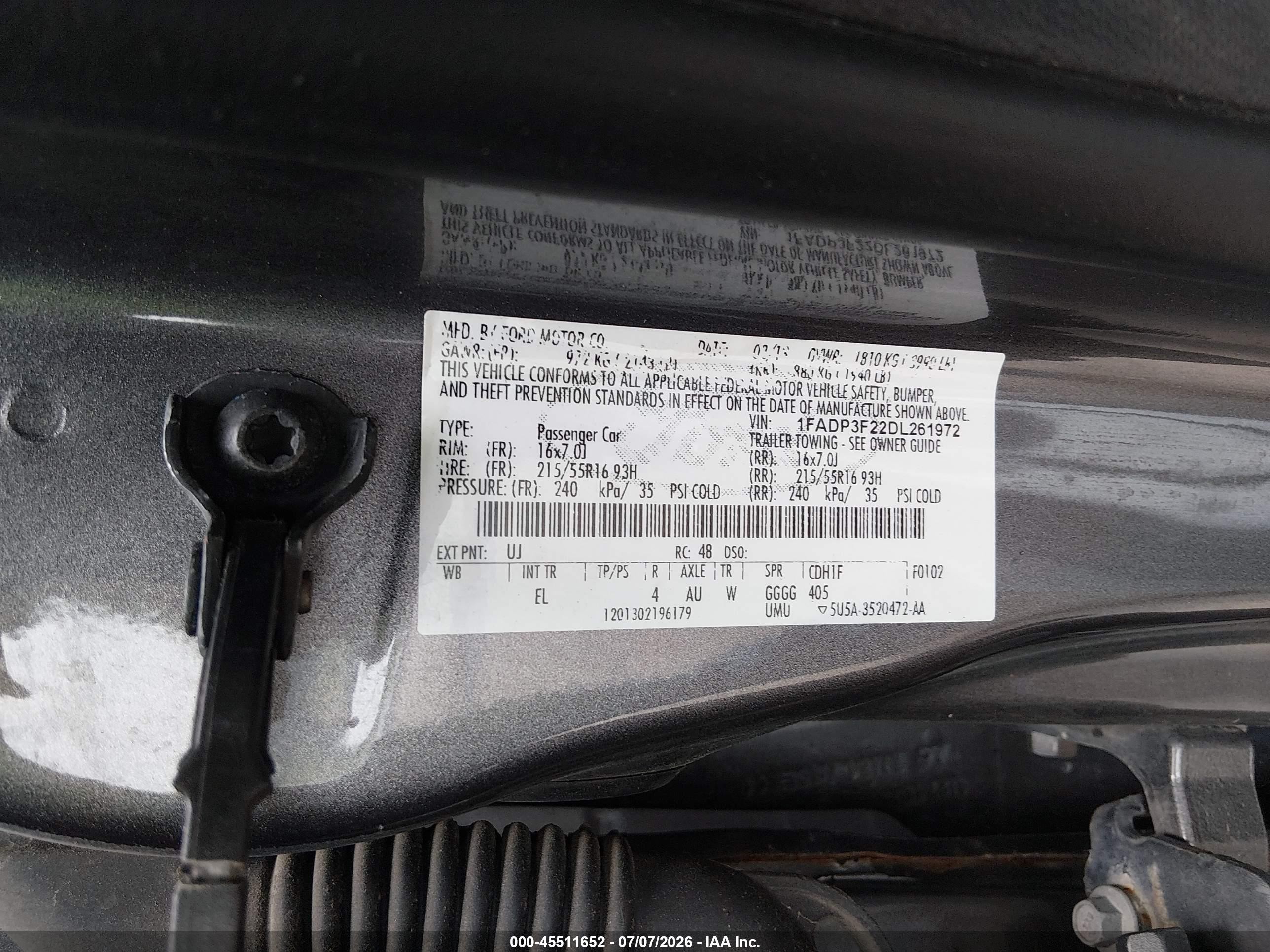2013 Ford Focus Se Gray vin: 1FADP3F22DL261972