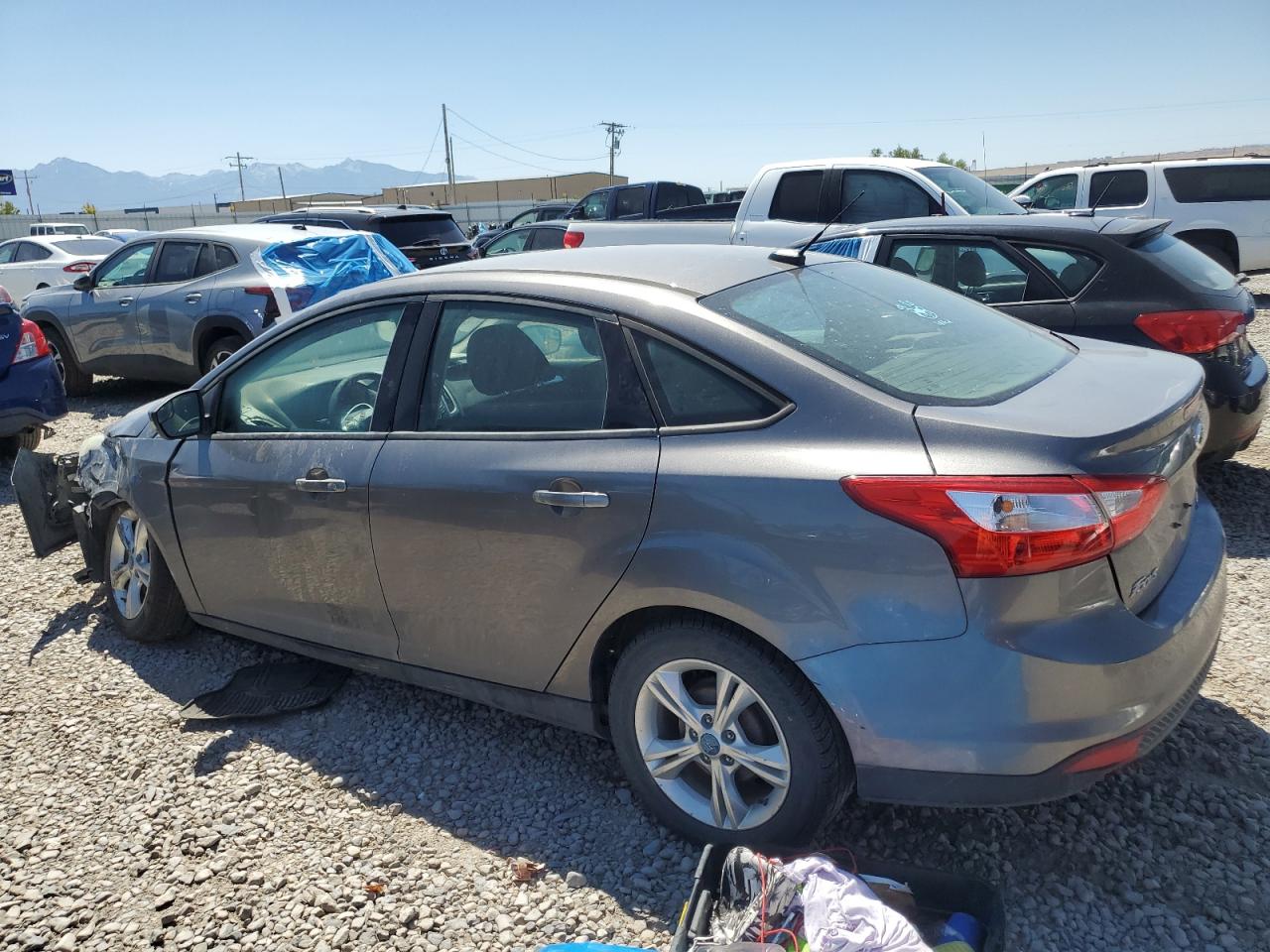 2013 Ford Focus Se Gray vin: 1FADP3F22DL264953