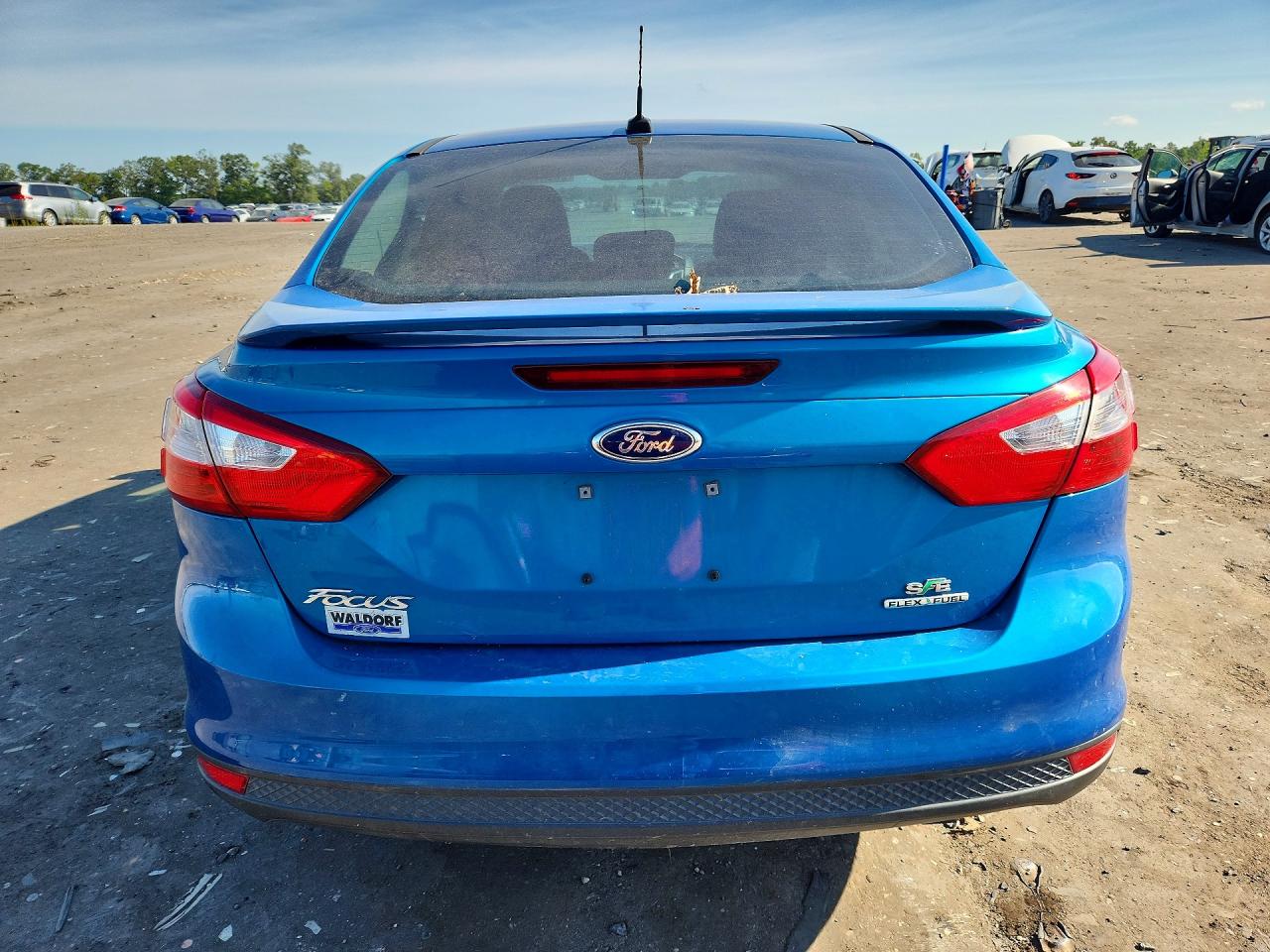 2013 Ford Focus Se Blue vin: 1FADP3F22DL269957