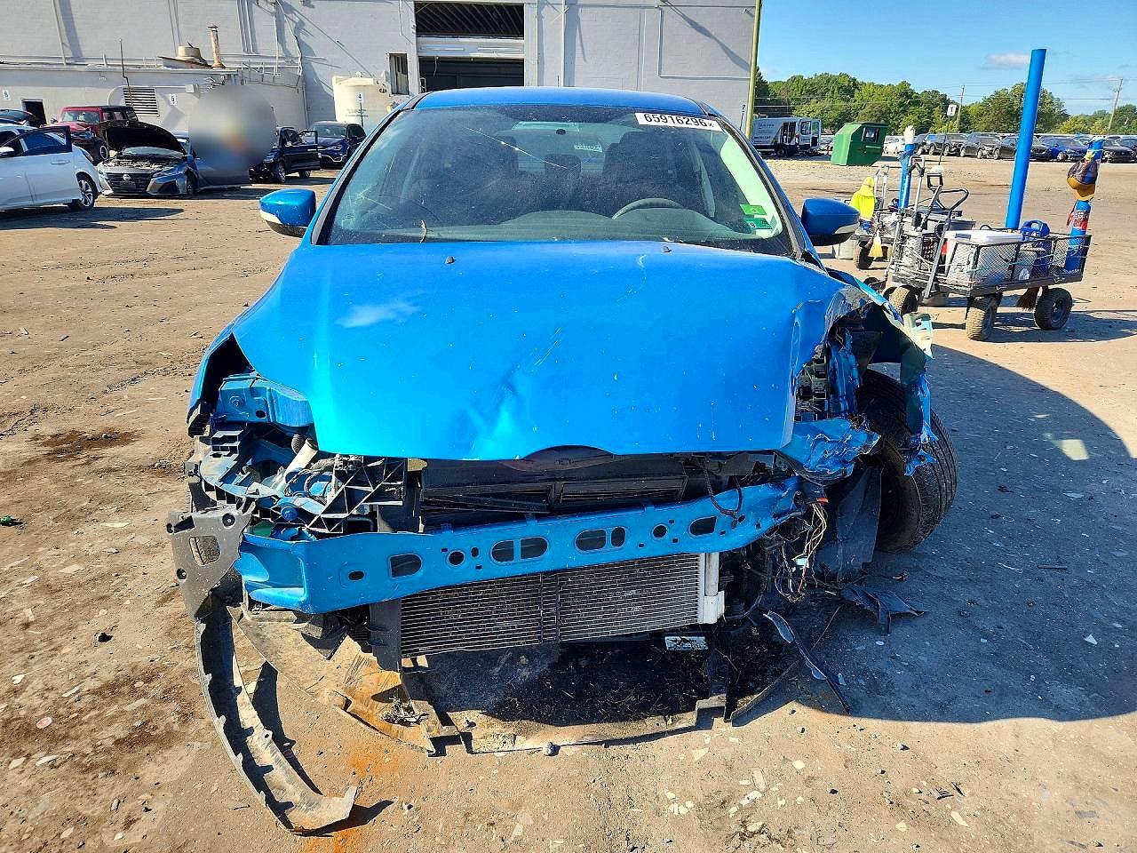 2013 Ford Focus Se Blue vin: 1FADP3F22DL269957