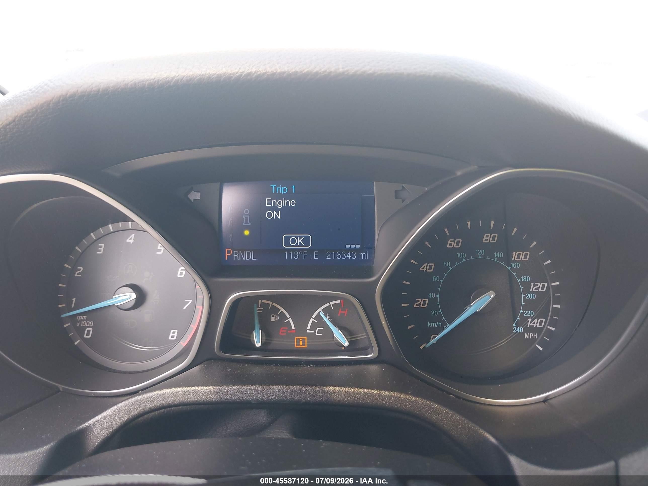 2013 Ford Focus Se Blue vin: 1FADP3F22DL270817