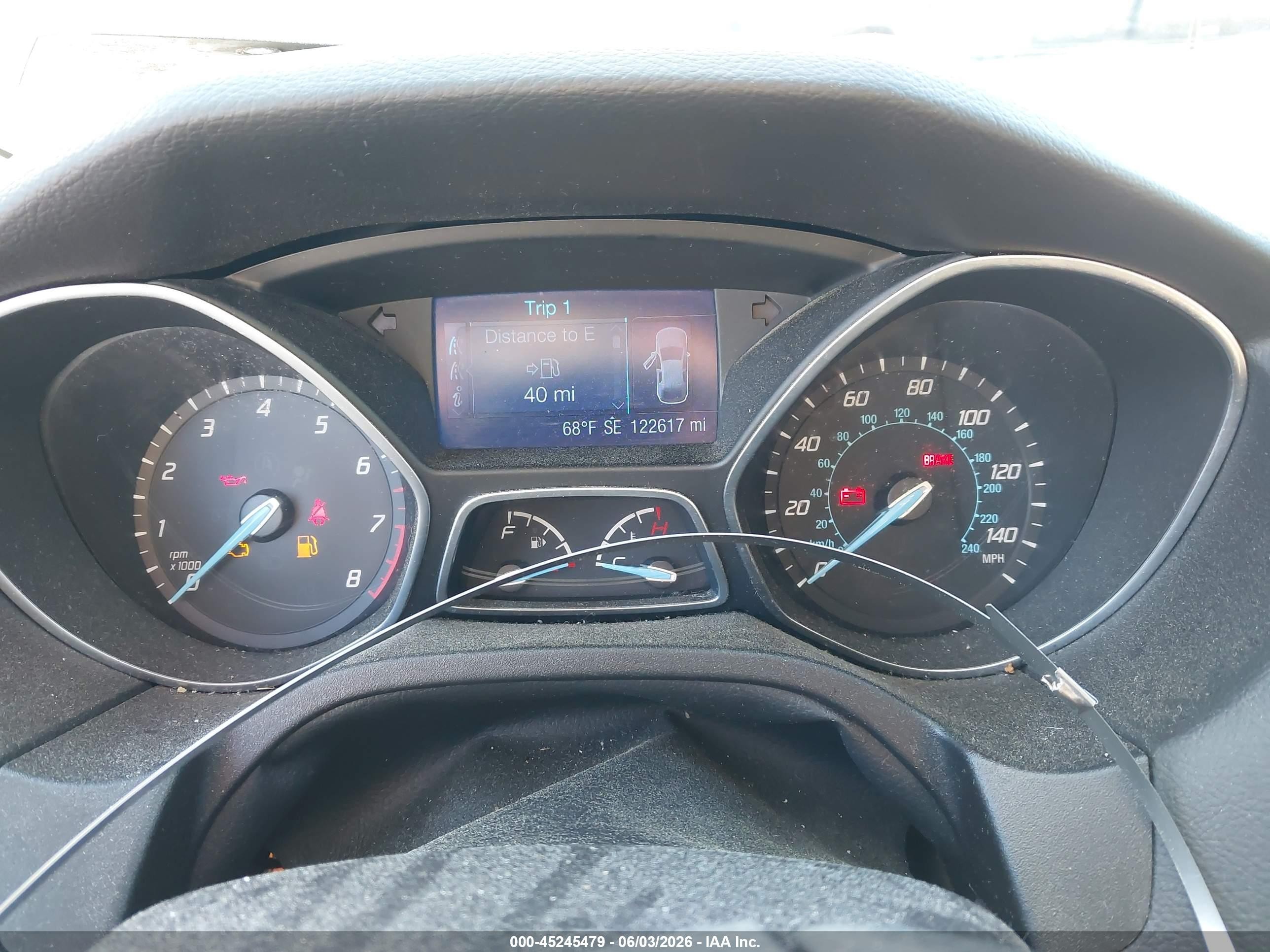 2013 Ford Focus Se Gray vin: 1FADP3F22DL272373