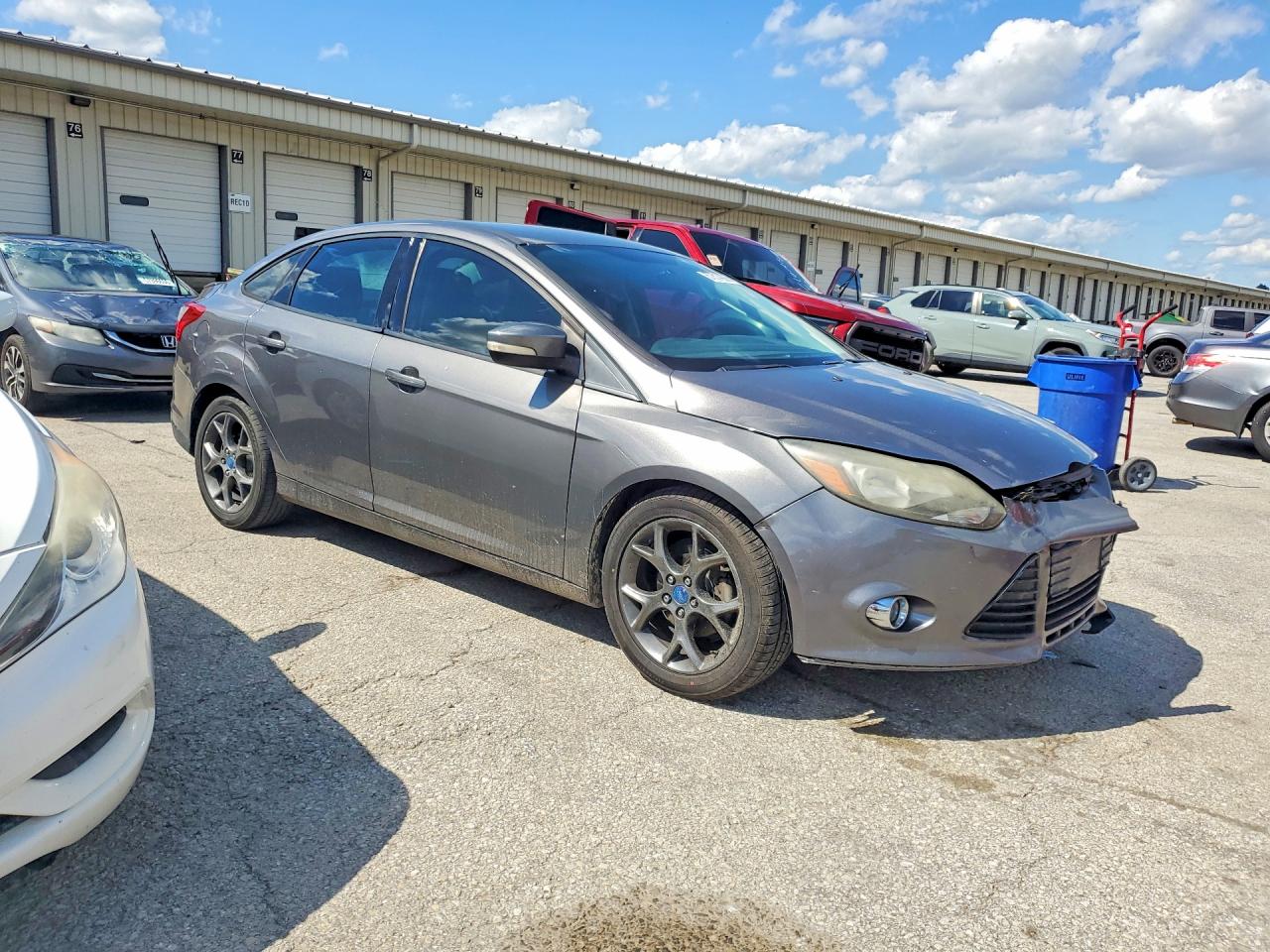 2013 Ford Focus Se Gray vin: 1FADP3F22DL276536