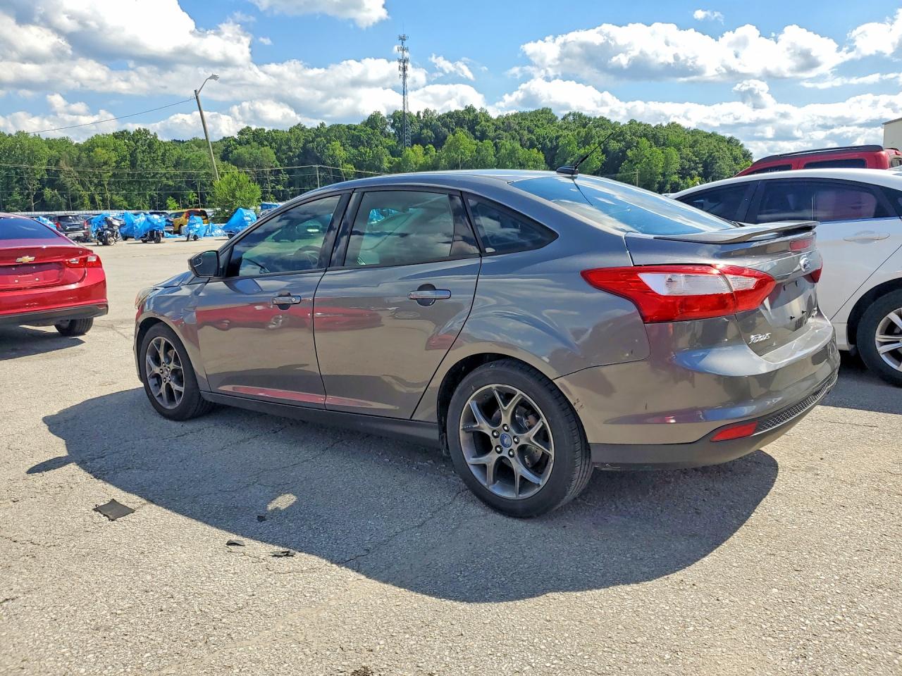 2013 Ford Focus Se Gray vin: 1FADP3F22DL276536