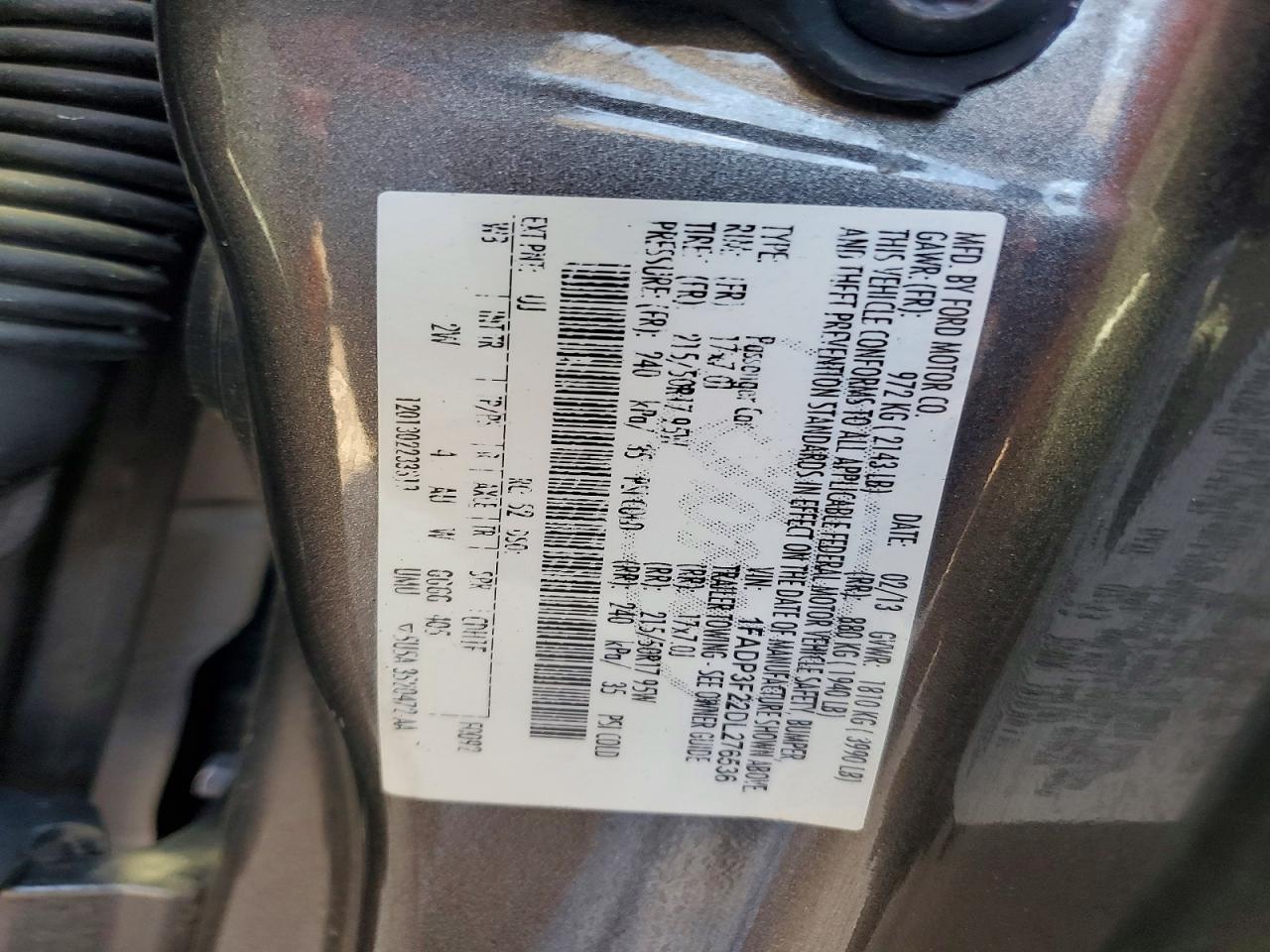 2013 Ford Focus Se Gray vin: 1FADP3F22DL276536