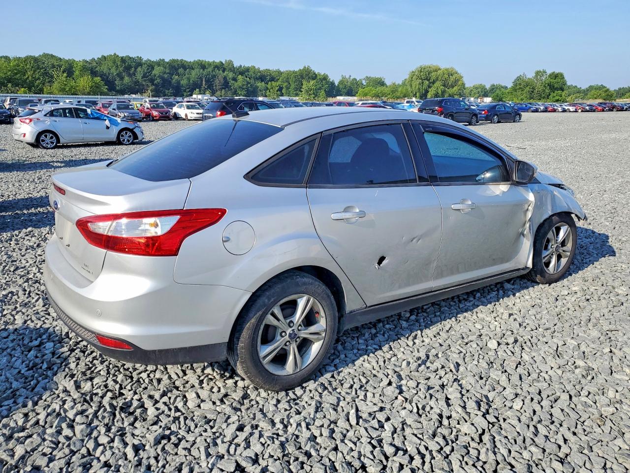 2013 Ford Focus Se Silver vin: 1FADP3F22DL294938