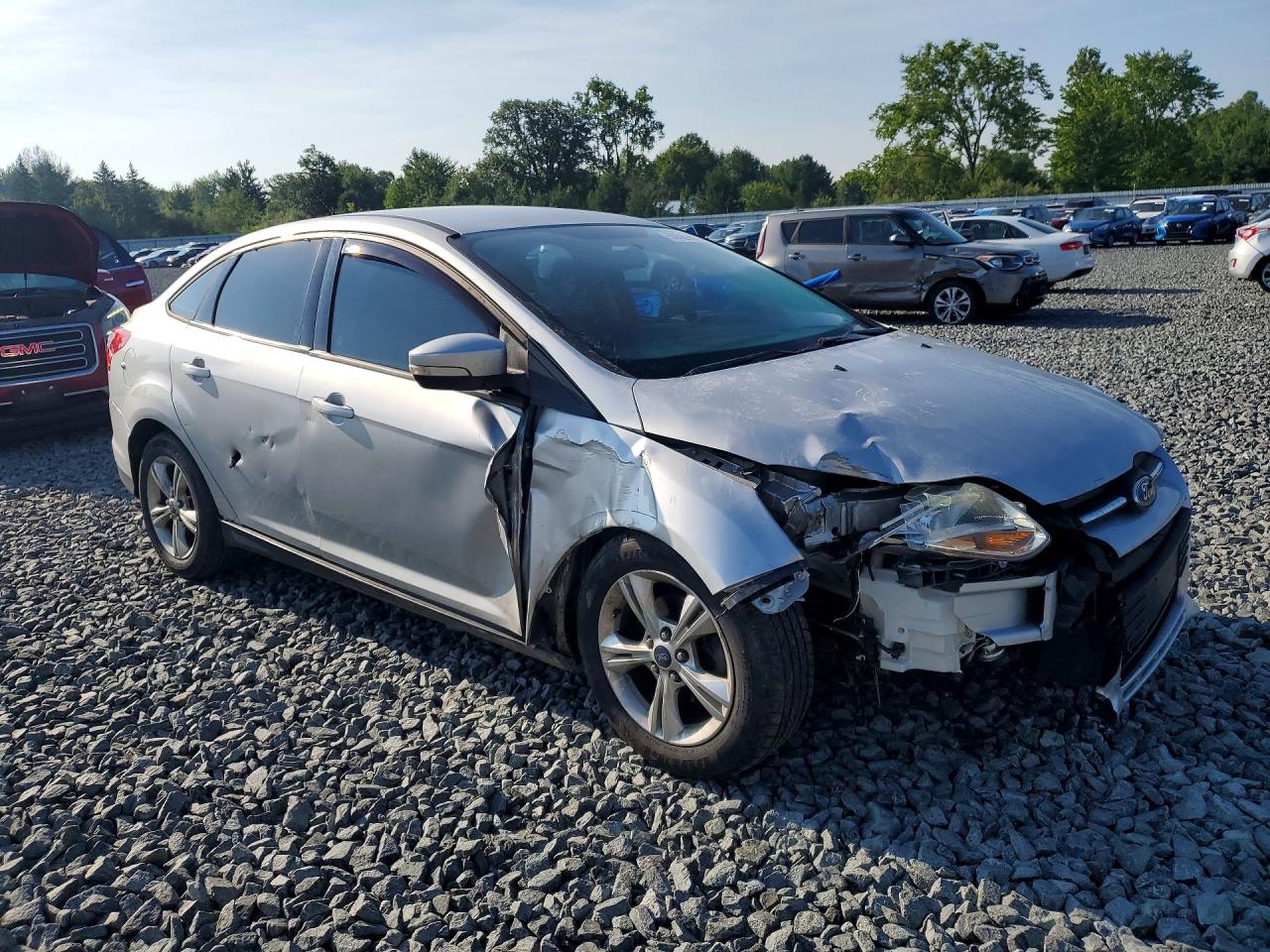 2013 Ford Focus Se Silver vin: 1FADP3F22DL294938