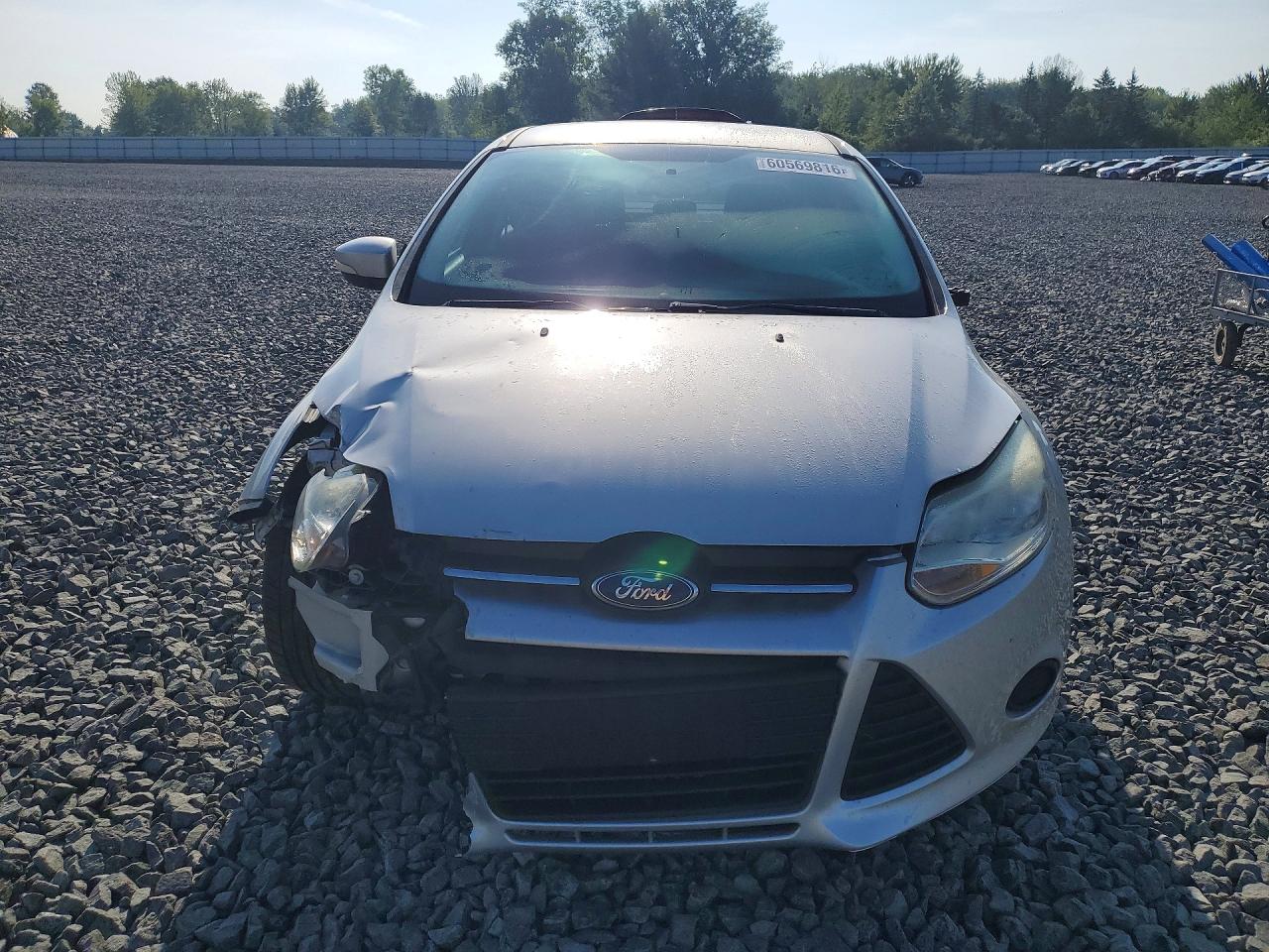 2013 Ford Focus Se Silver vin: 1FADP3F22DL294938