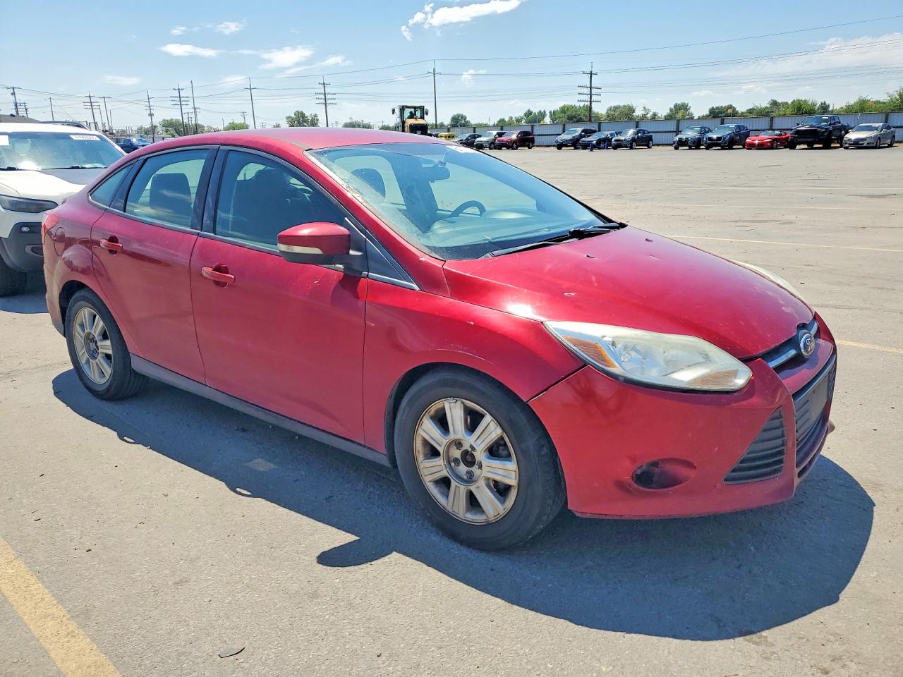 2013 Ford Focus Se Red vin: 1FADP3F22DL338033