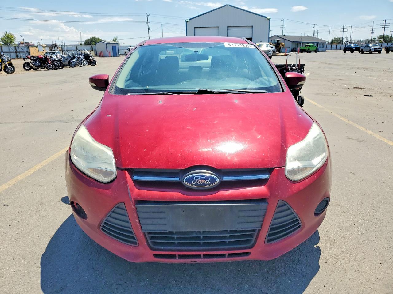 2013 Ford Focus Se Red vin: 1FADP3F22DL338033