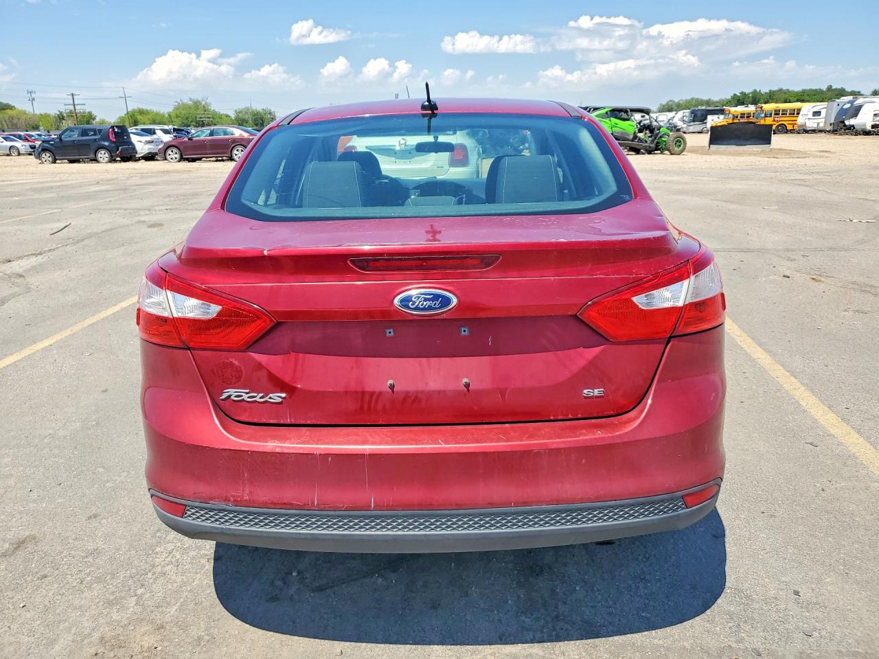2013 Ford Focus Se Red vin: 1FADP3F22DL338033