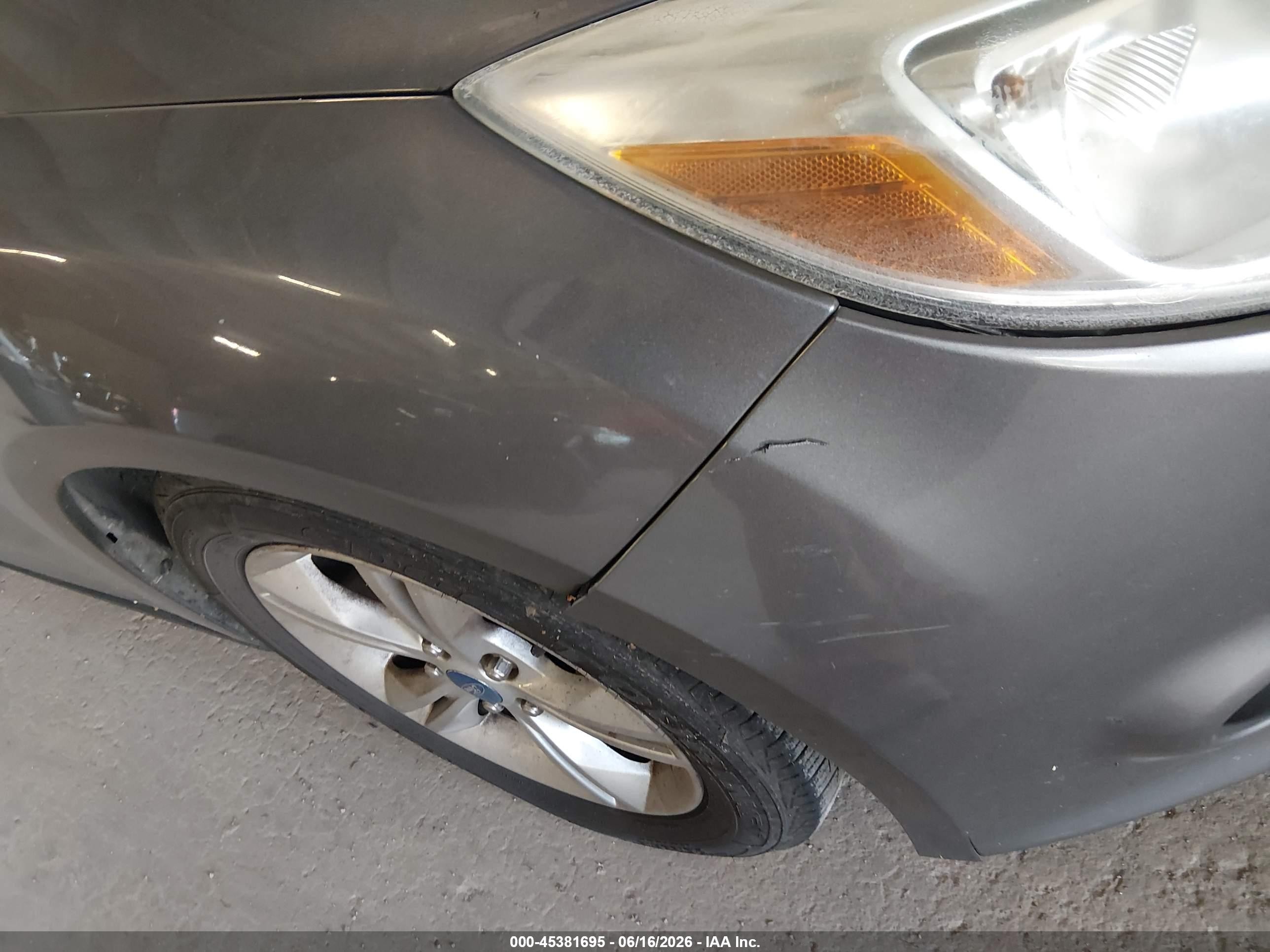 2013 Ford Focus Se Gray vin: 1FADP3F22DL339893