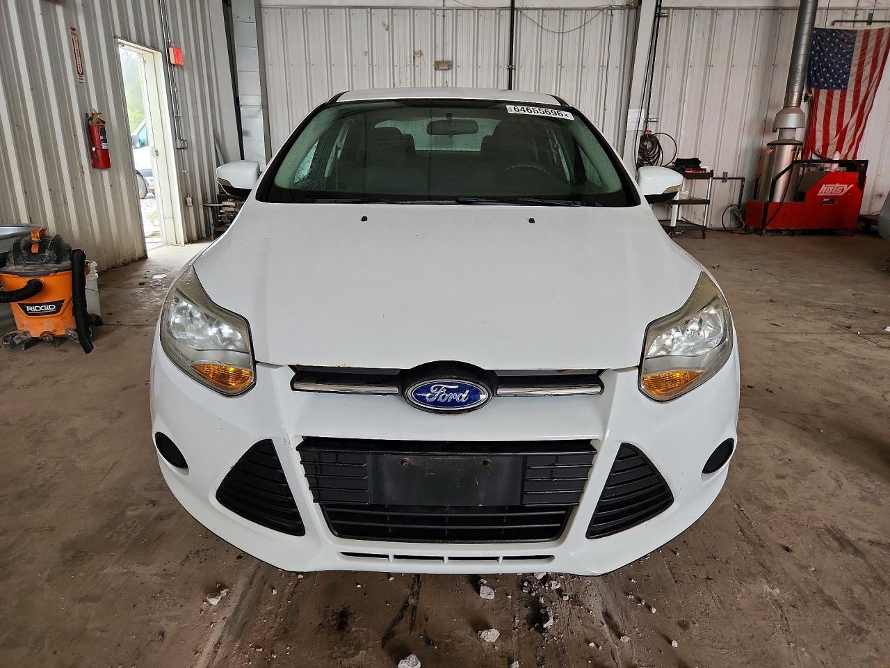 2013 Ford Focus Se White vin: 1FADP3F22DL343278