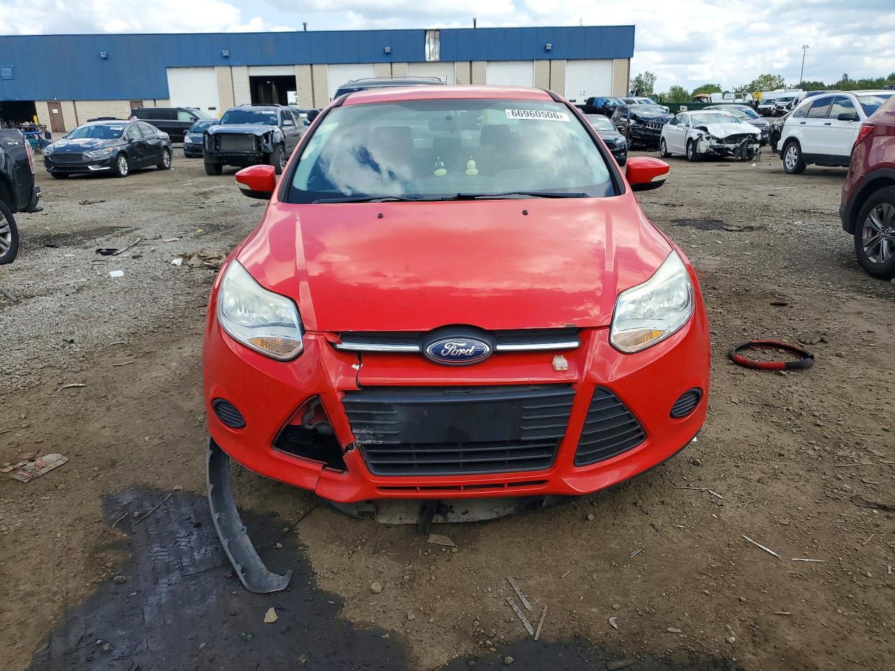 2013 Ford Focus Se Red vin: 1FADP3F22DL351297