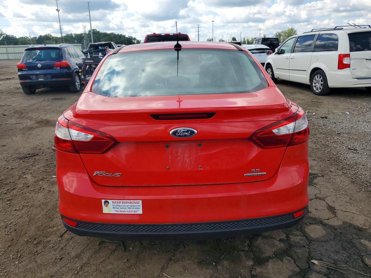 2013 Ford Focus Se Red vin: 1FADP3F22DL351297
