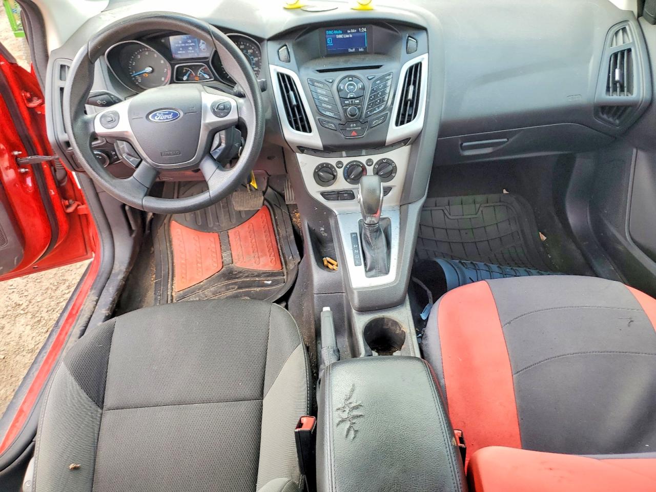 2013 Ford Focus Se Red vin: 1FADP3F22DL351297