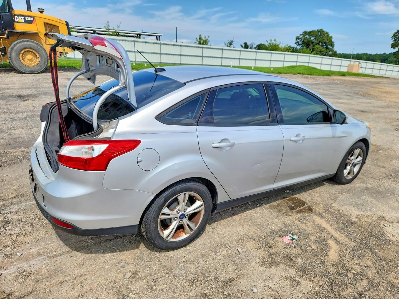 2013 Ford Focus Se Silver vin: 1FADP3F22DL352109