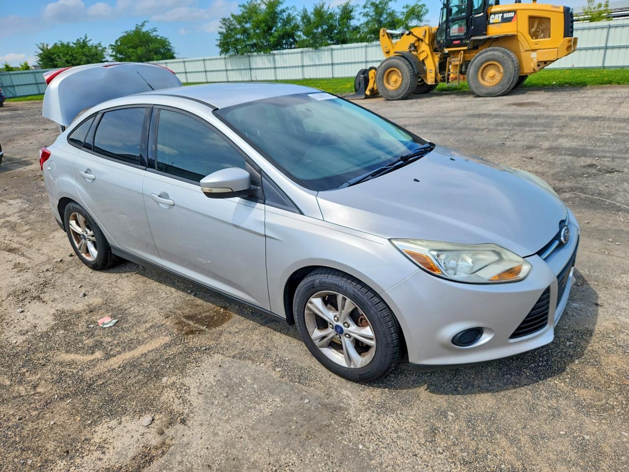 2013 Ford Focus Se Silver vin: 1FADP3F22DL352109