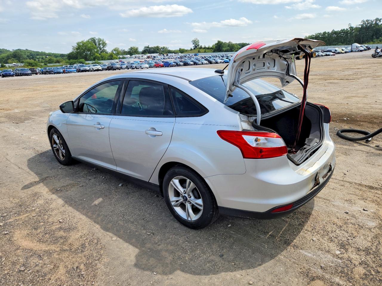 2013 Ford Focus Se Silver vin: 1FADP3F22DL352109