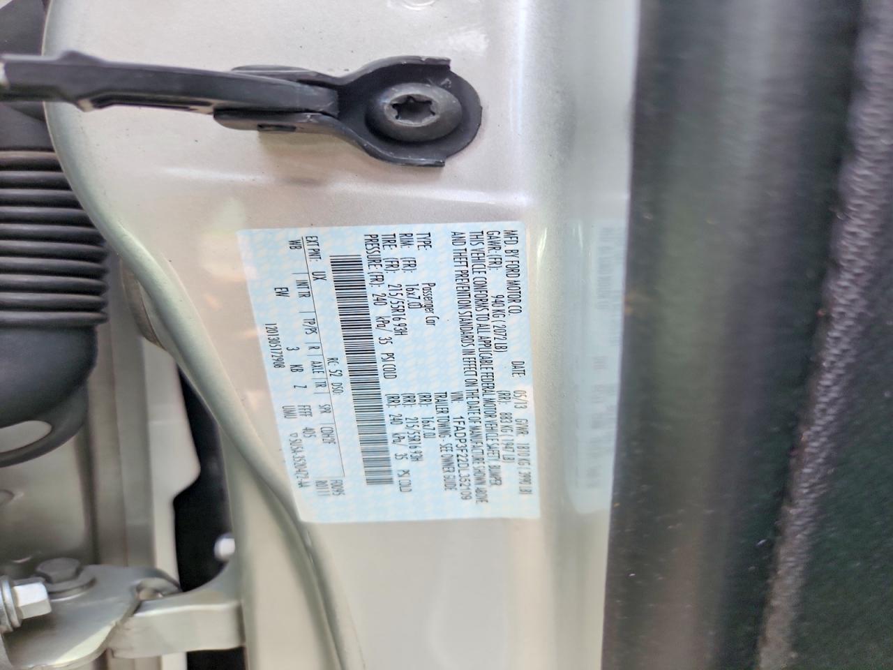 2013 Ford Focus Se Silver vin: 1FADP3F22DL352109
