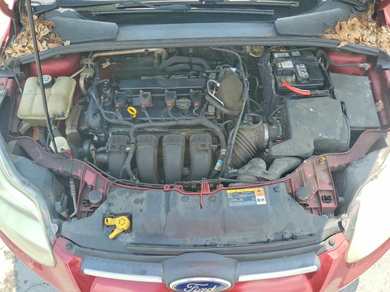 2013 Ford Focus Se Red vin: 1FADP3F22DL359822