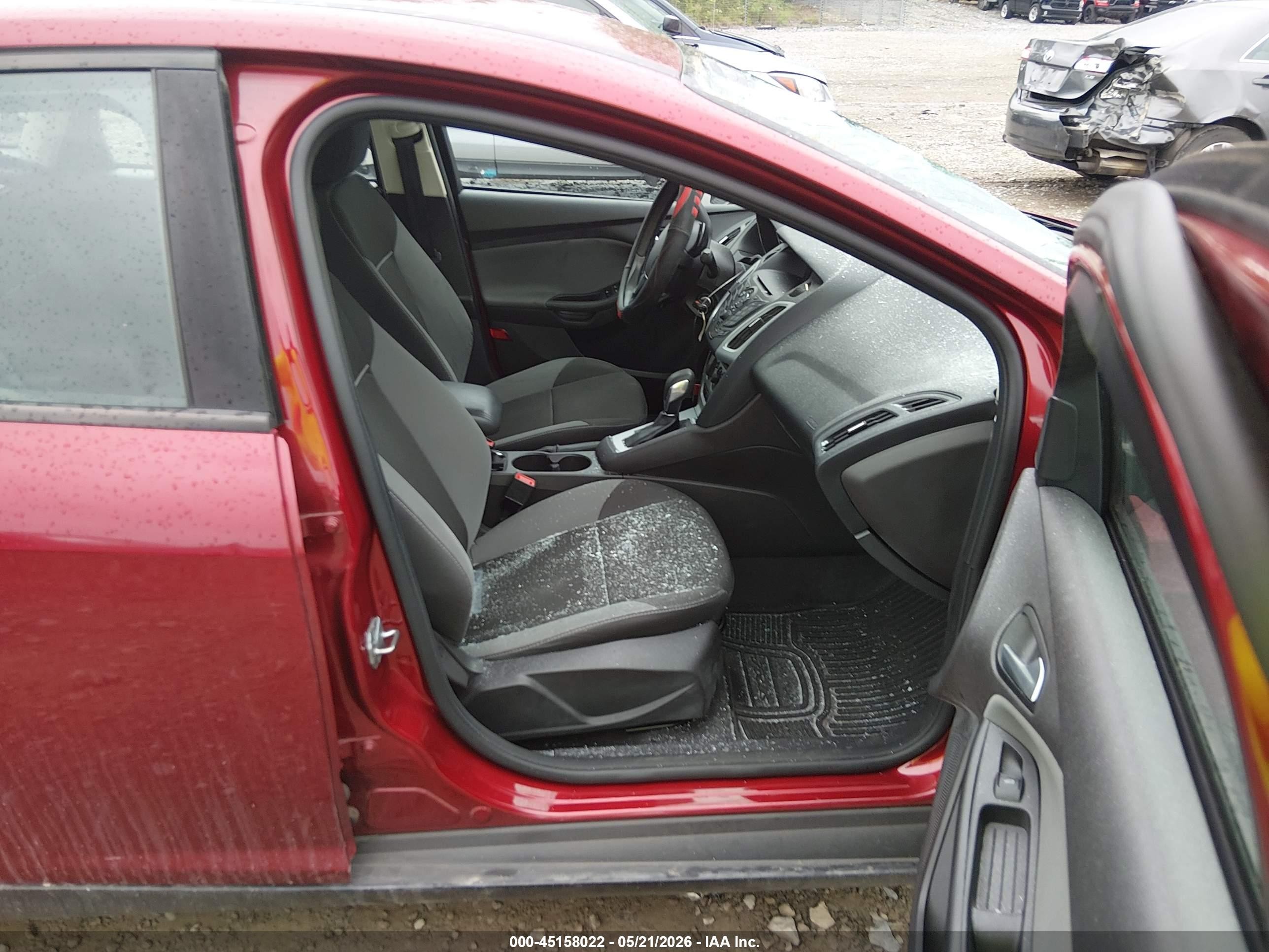 2013 Ford Focus Se Maroon vin: 1FADP3F22DL361165