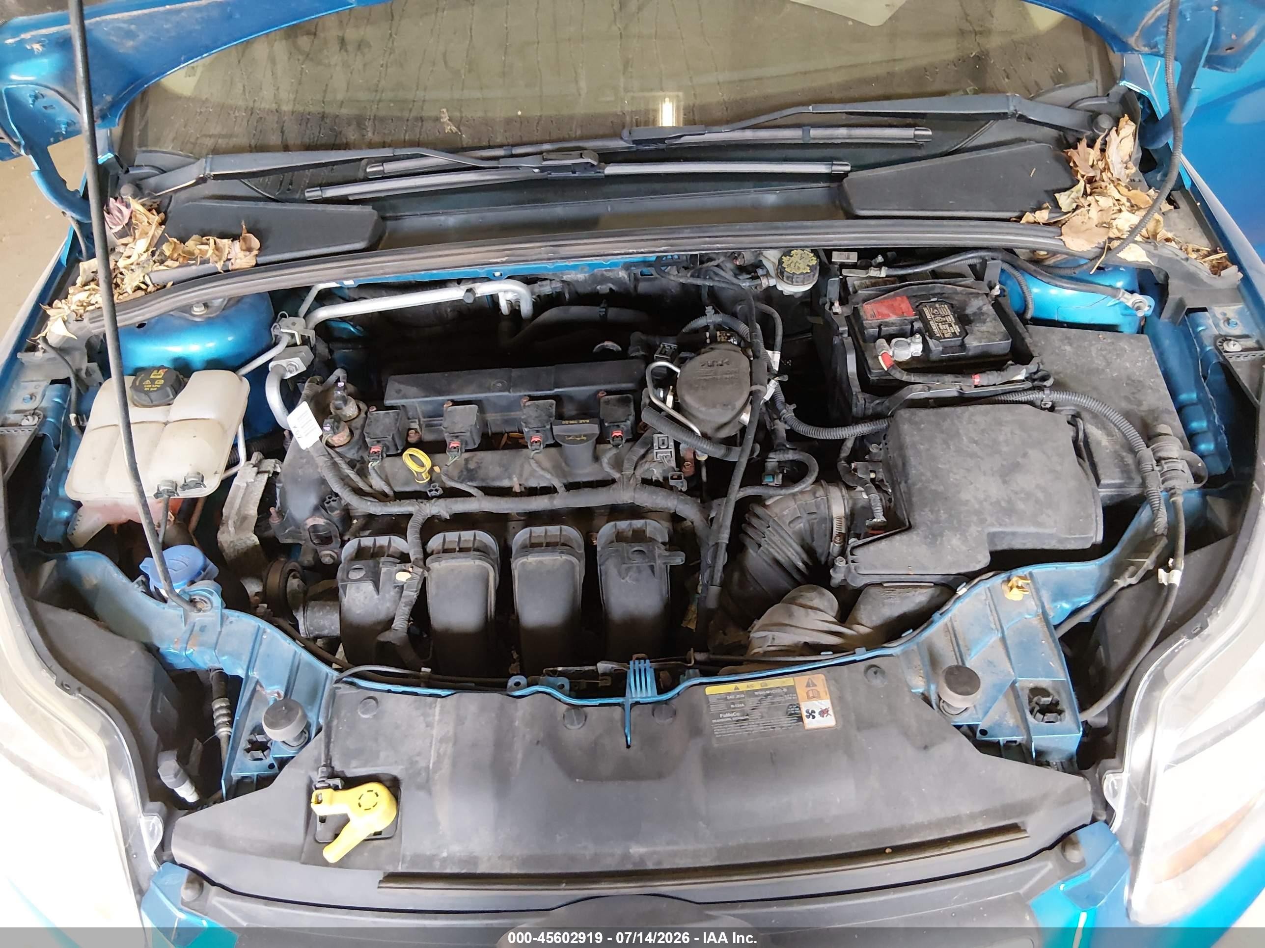 2013 Ford Focus Se Blue vin: 1FADP3F22DL381982