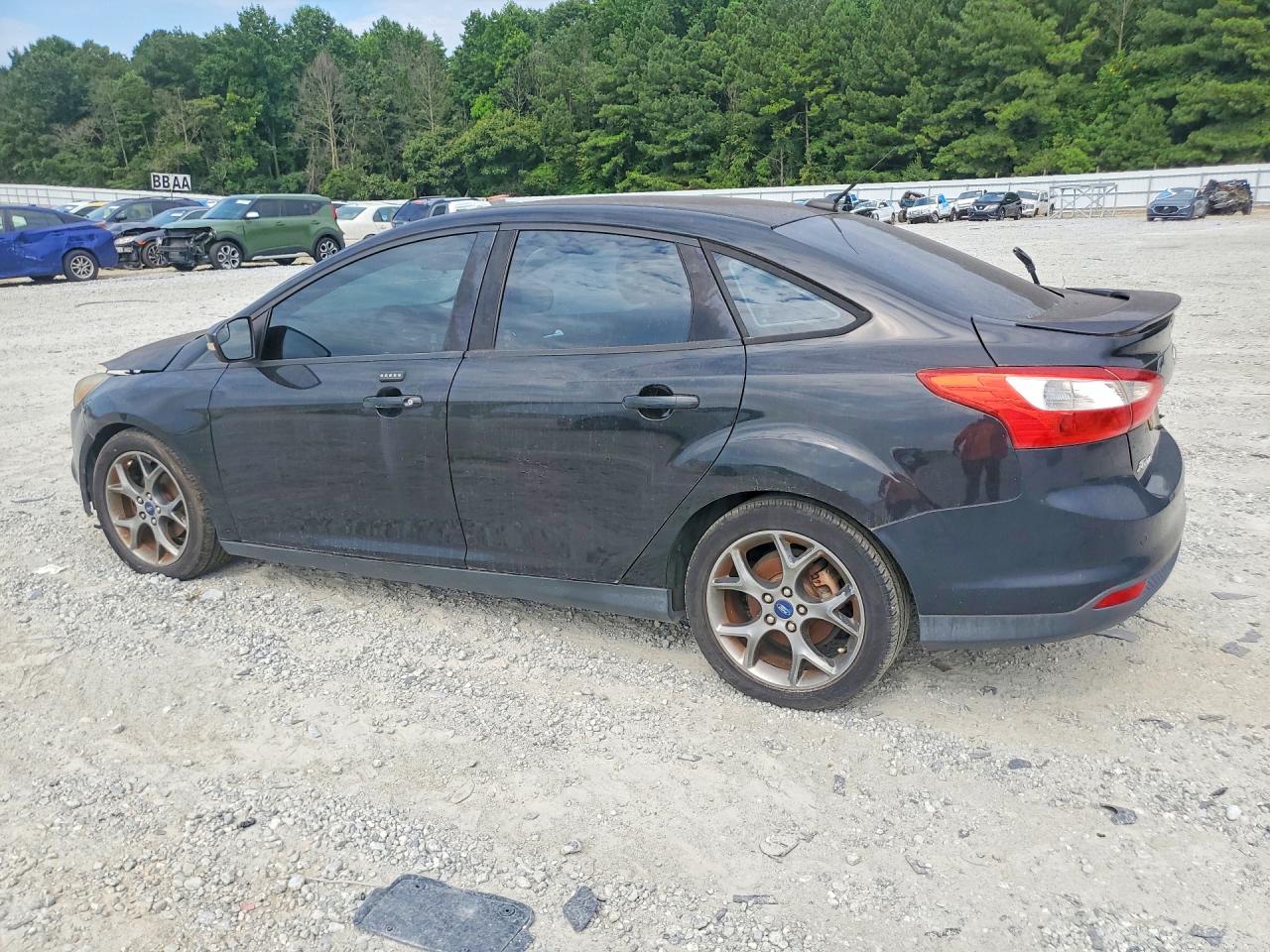 2014 Ford Focus Se Черный vin: 1FADP3F22EL114777