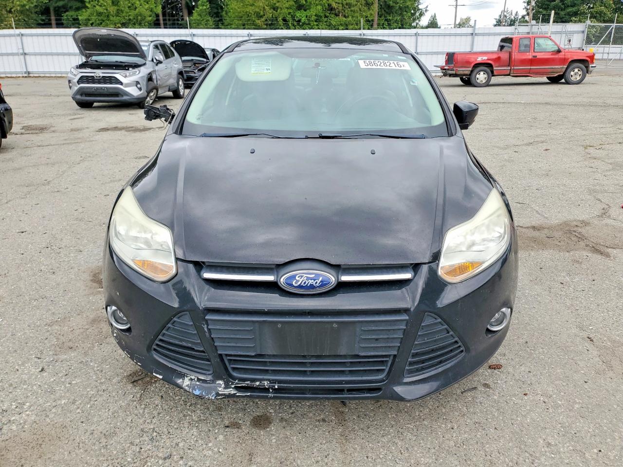 2014 Ford Focus Se Black vin: 1FADP3F22EL118330