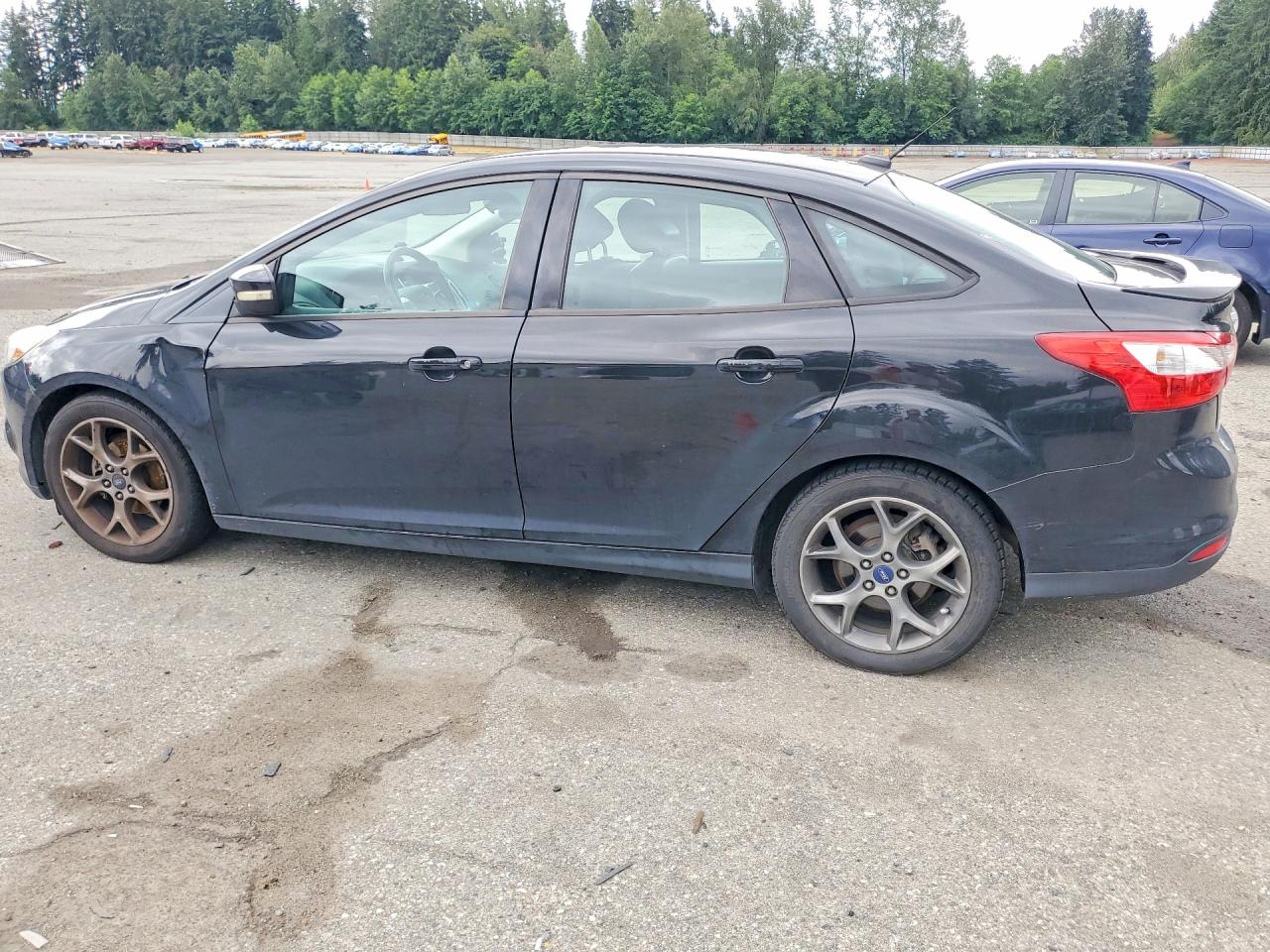 2014 Ford Focus Se Black vin: 1FADP3F22EL118330