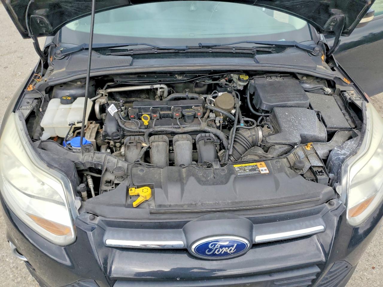 2014 Ford Focus Se Black vin: 1FADP3F22EL118330