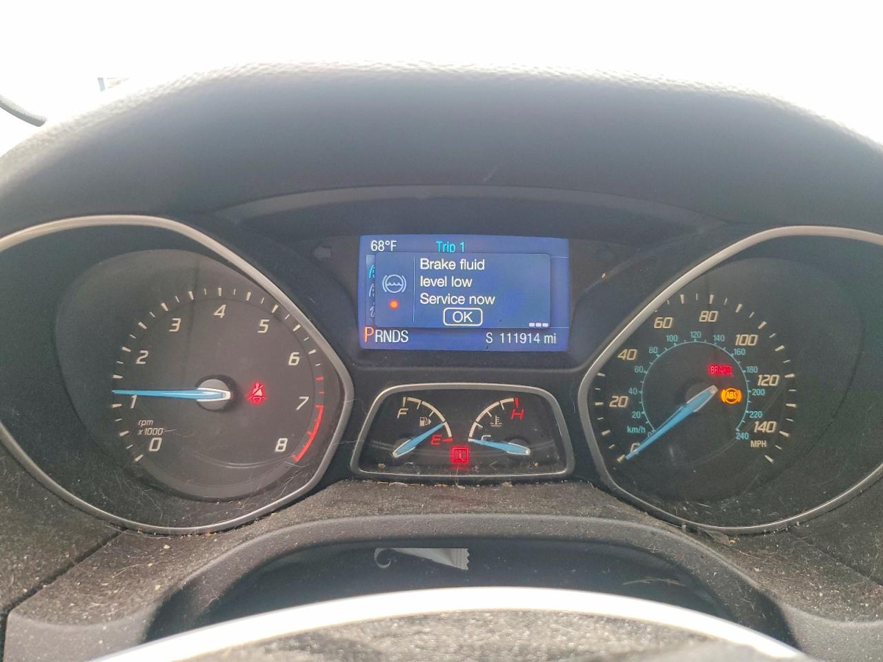 2014 Ford Focus Se Silver vin: 1FADP3F22EL129862