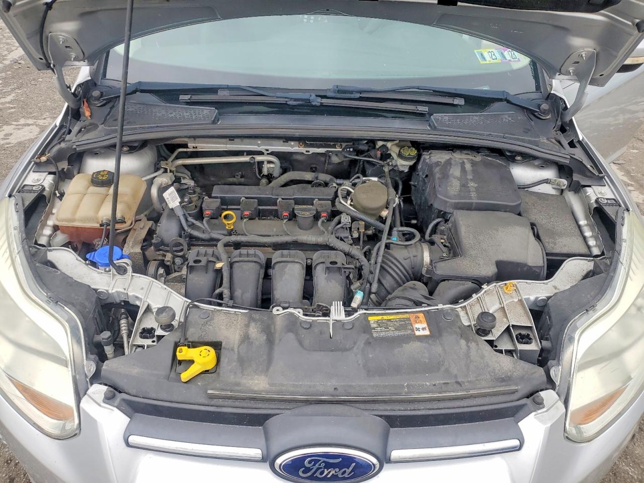 2014 Ford Focus Se Silver vin: 1FADP3F22EL129862