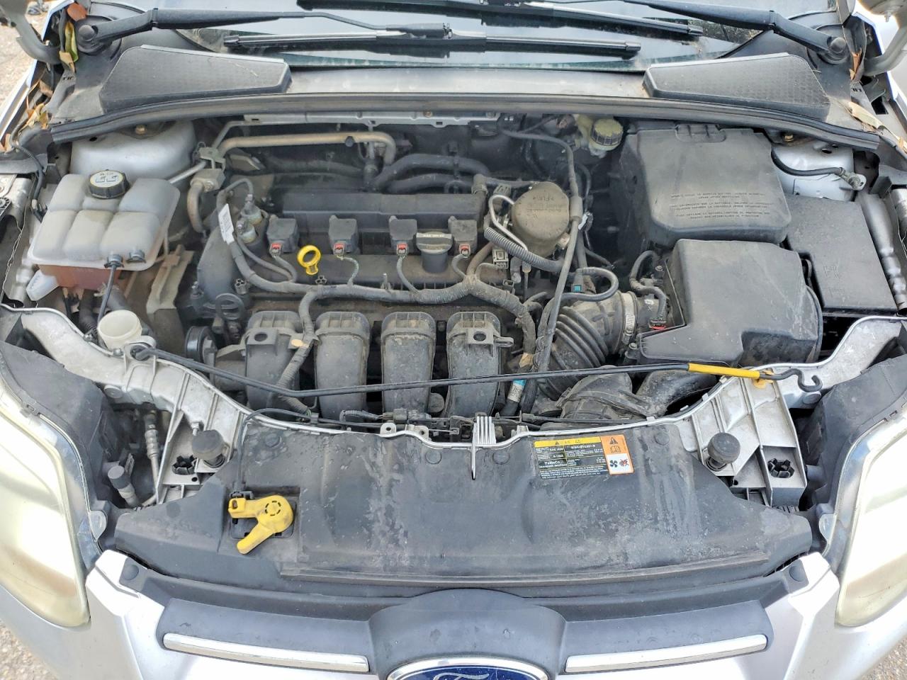 2014 Ford Focus Se Silver vin: 1FADP3F22EL134995