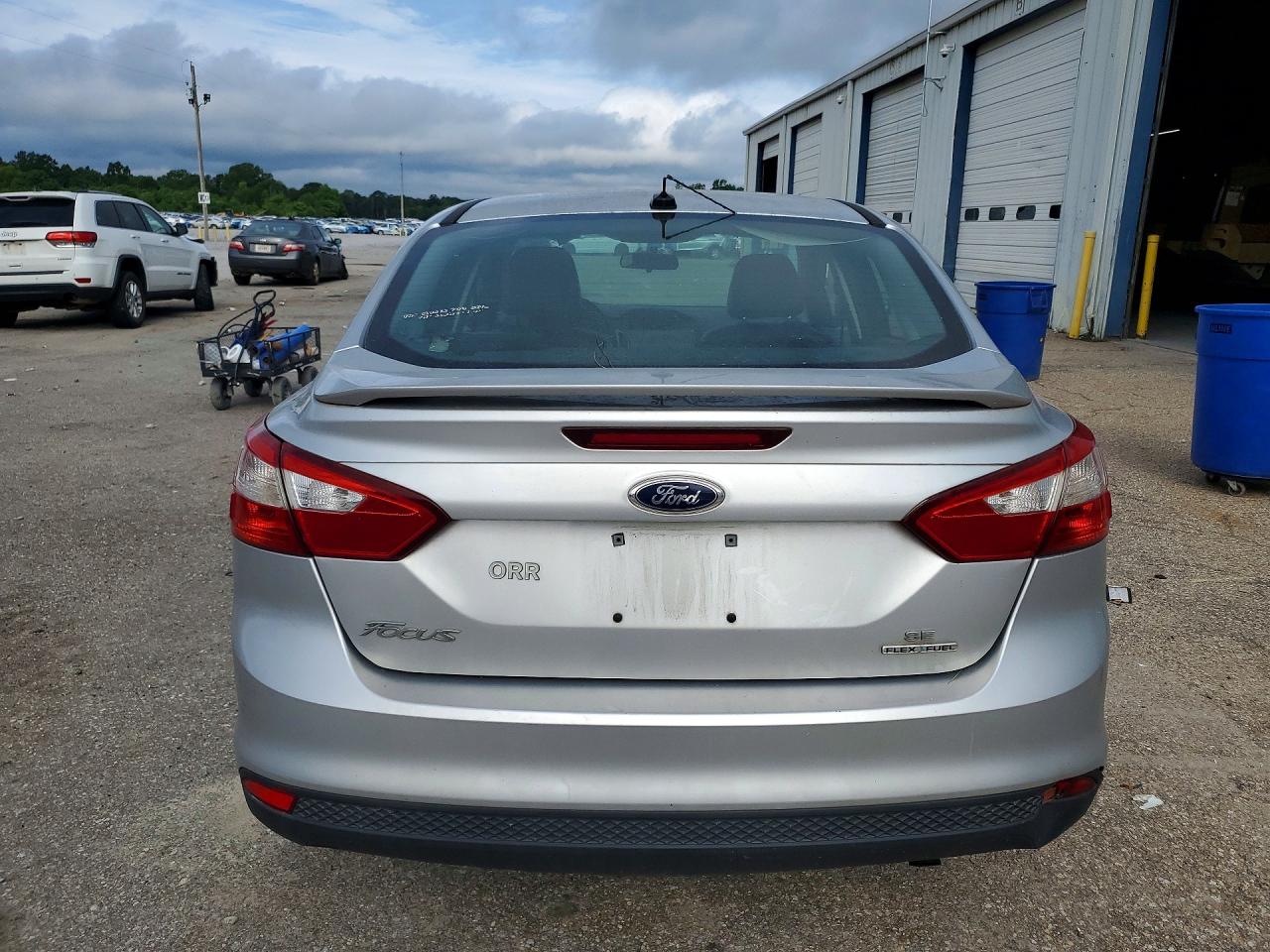 2014 Ford Focus Se Silver vin: 1FADP3F22EL134995